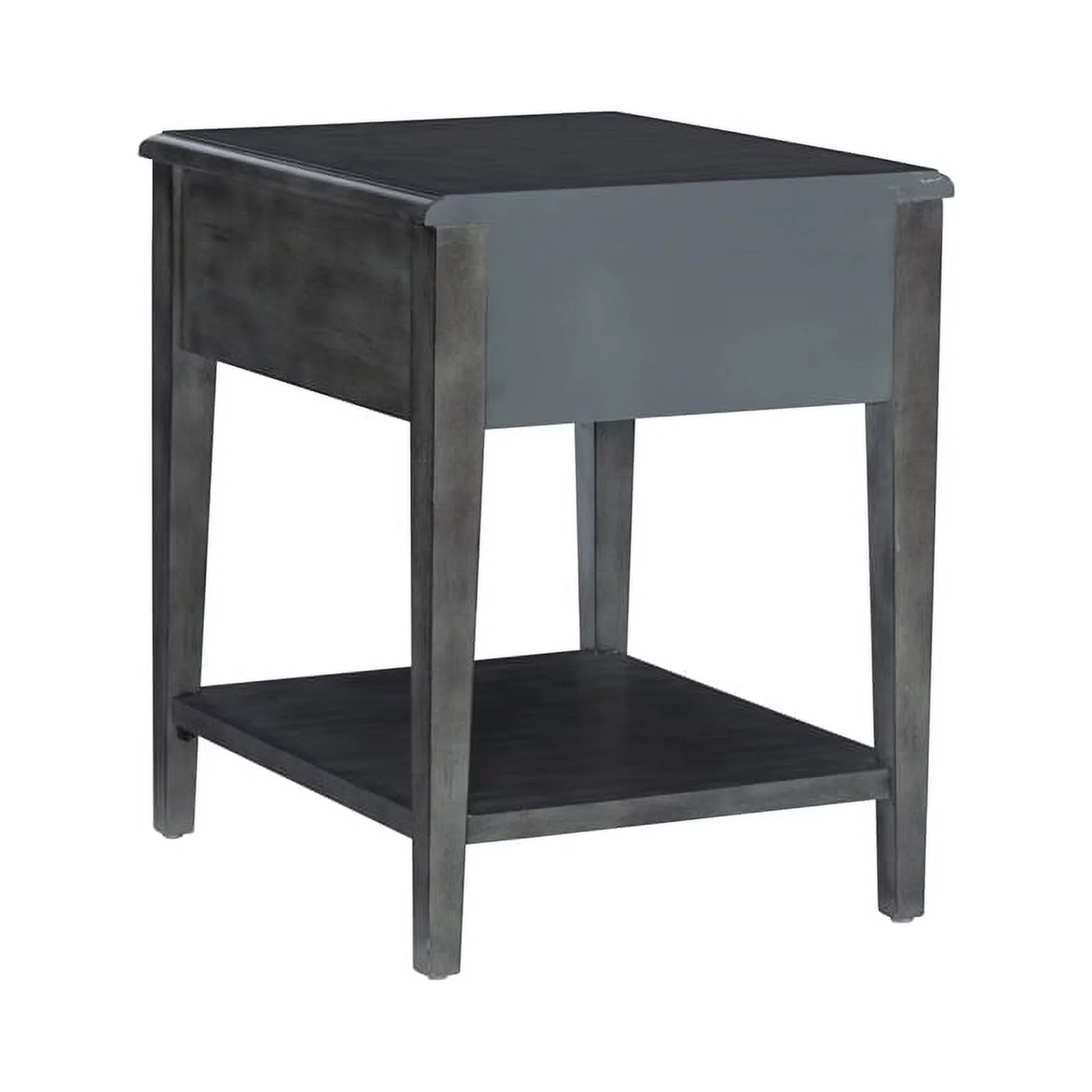 Home Square 3-Piece Set with 2 Accent Tables and Coffee Table in Gray