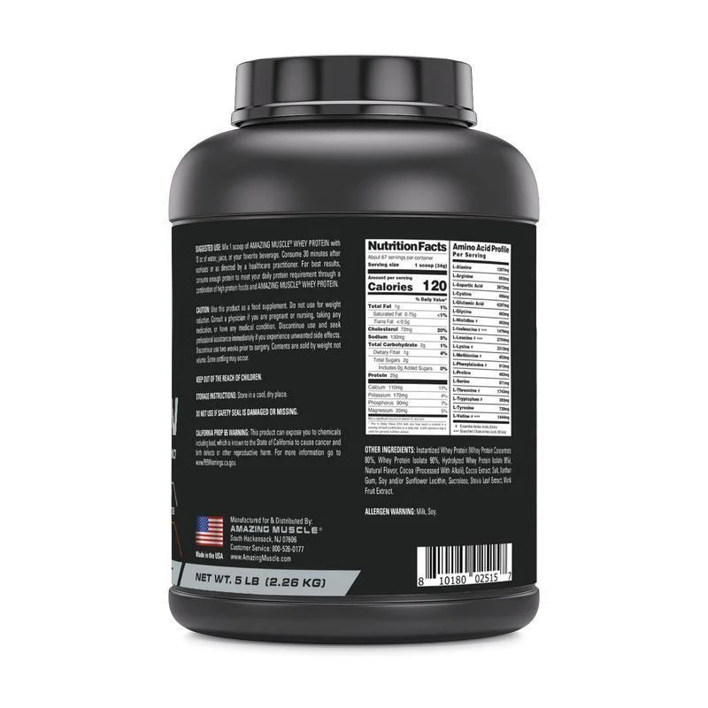 WHEY PROTEIN | Isolate&Concentrate | 5lbs-Health, Nutrition, Fitness supplement