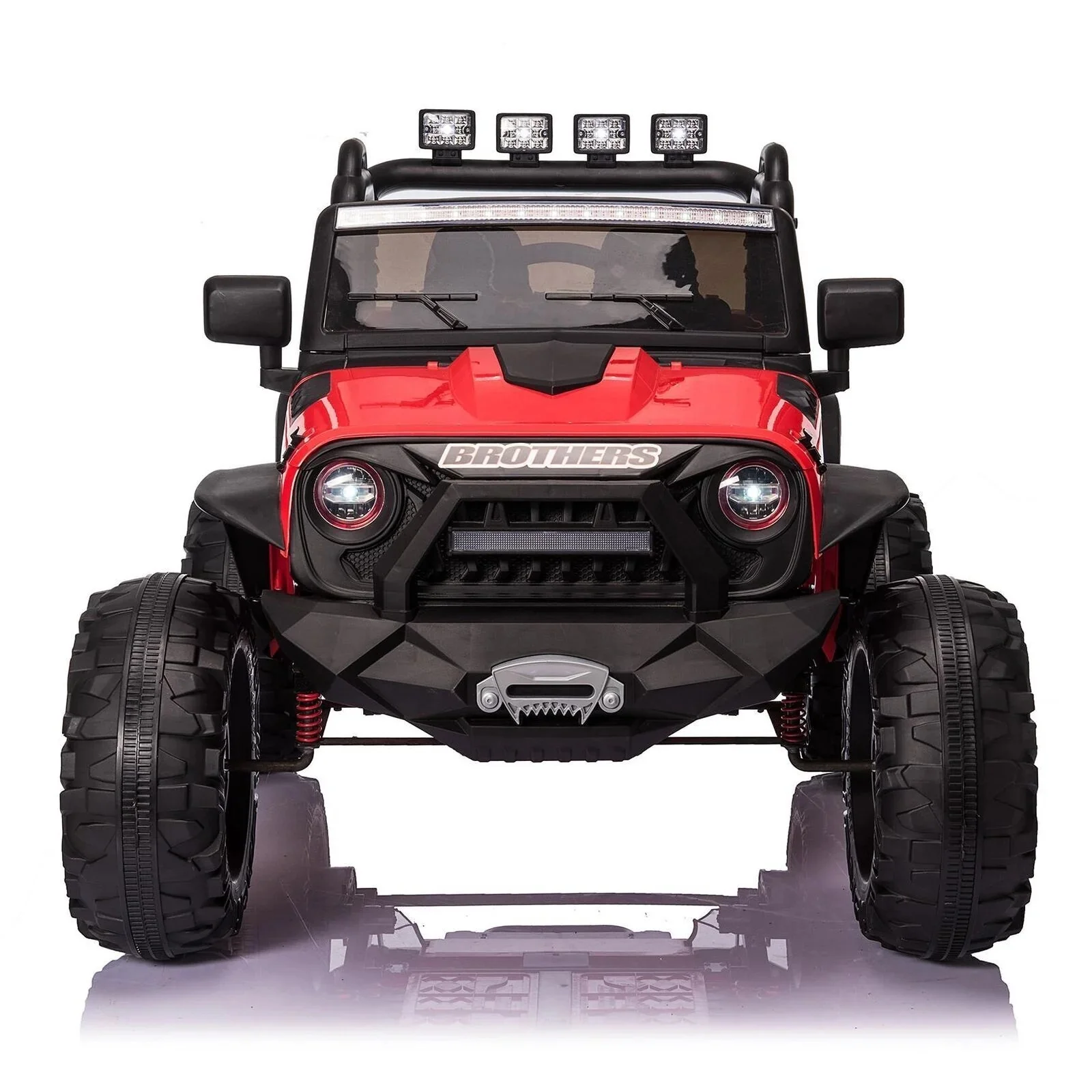 400W 24V Electric Ride On Truck for Kids with AUX Port, LED Lights, and Remote Control