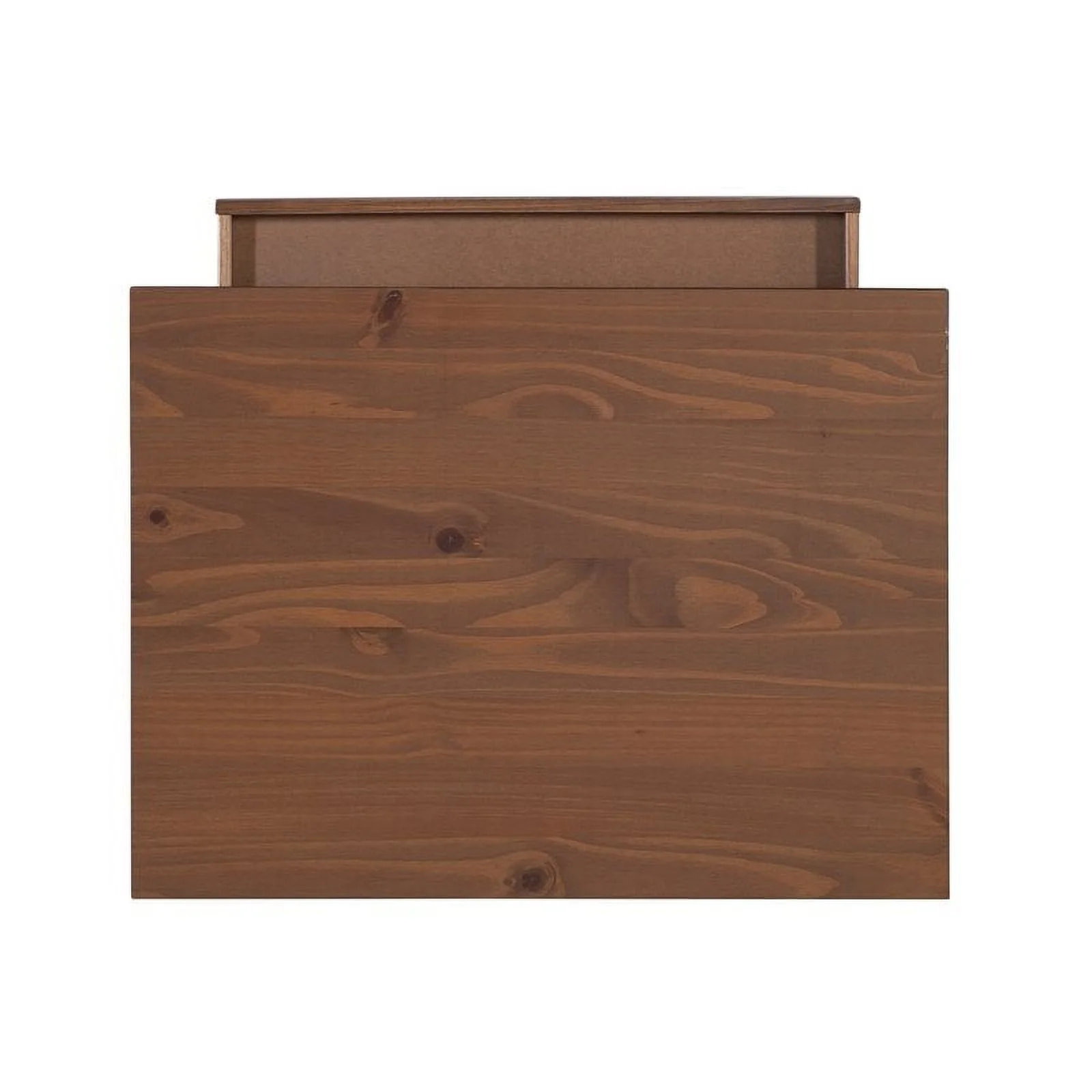 Linon Eli Wood One Drawer Laptop Desk in Brown