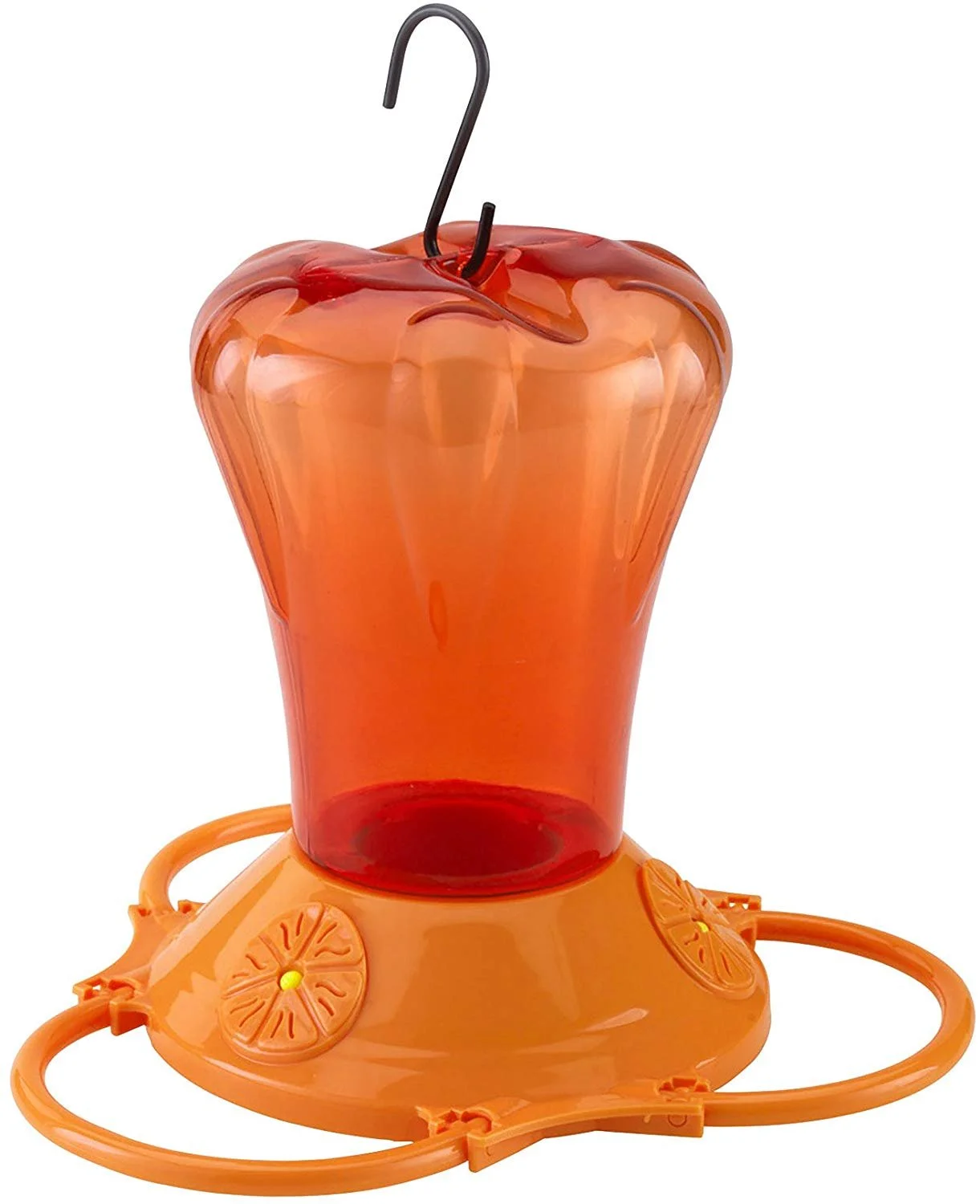 More Birds Oriole Feeder, Three Feeding Ports, Orange, 34-Ounce Capacity