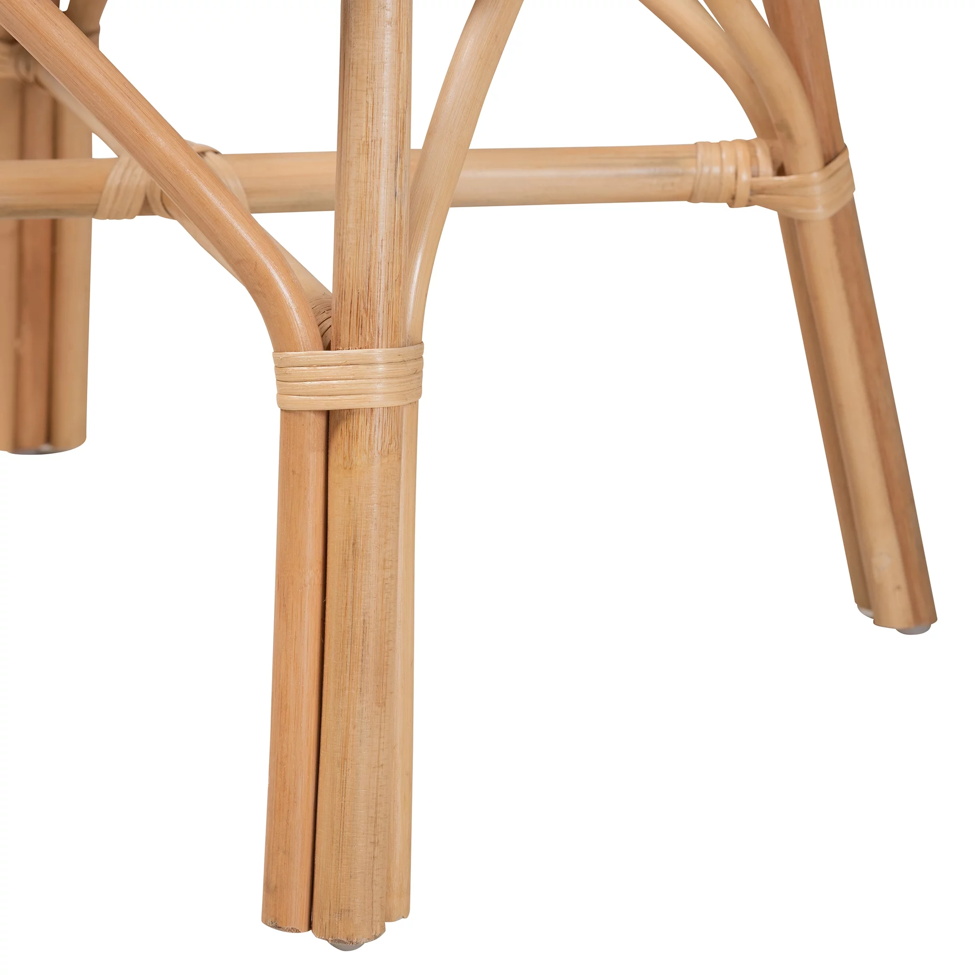 bali & pari Bianca Rattan BOHO Flower Chair, Natural Brown