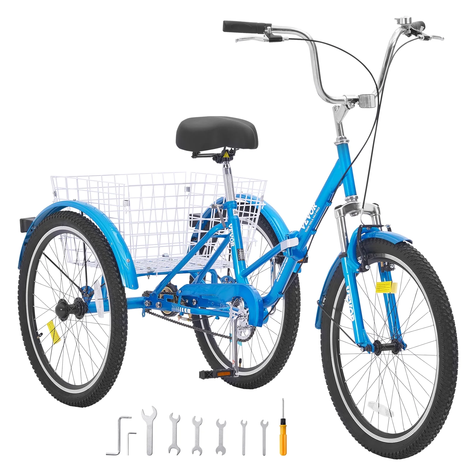 SKYSHALO Folding Adult Tricycle 24