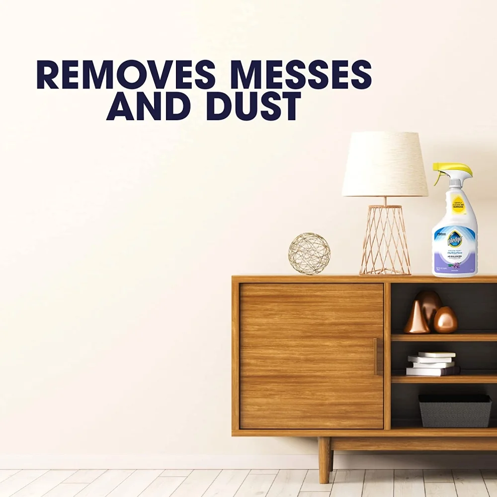 Pledge Multi Surface Cleaner Everyday Clean Trigger Spray 25 oz. Lavender, 6 Pack