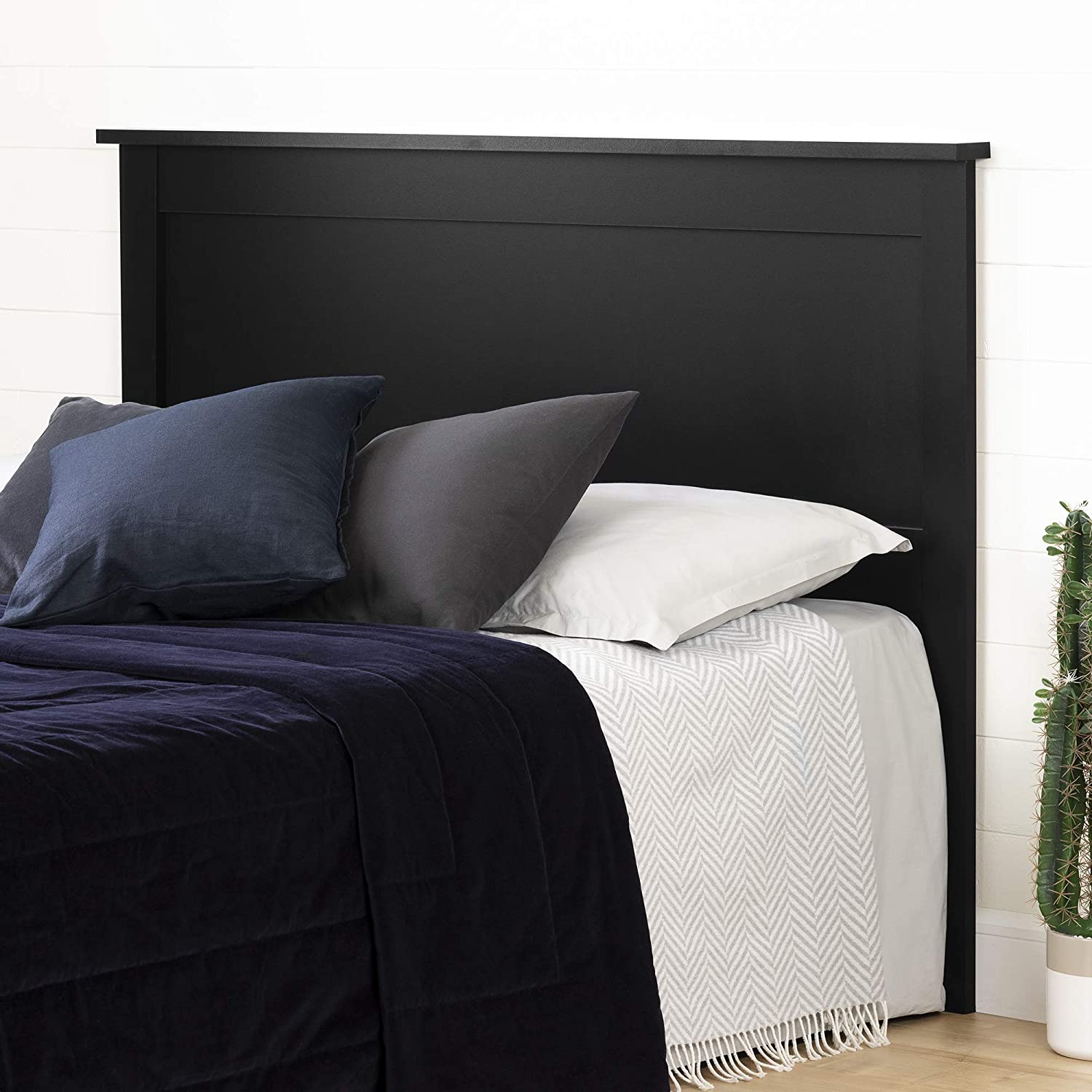 Vio Headboard Full/Queen , 54/60-Inch, Black