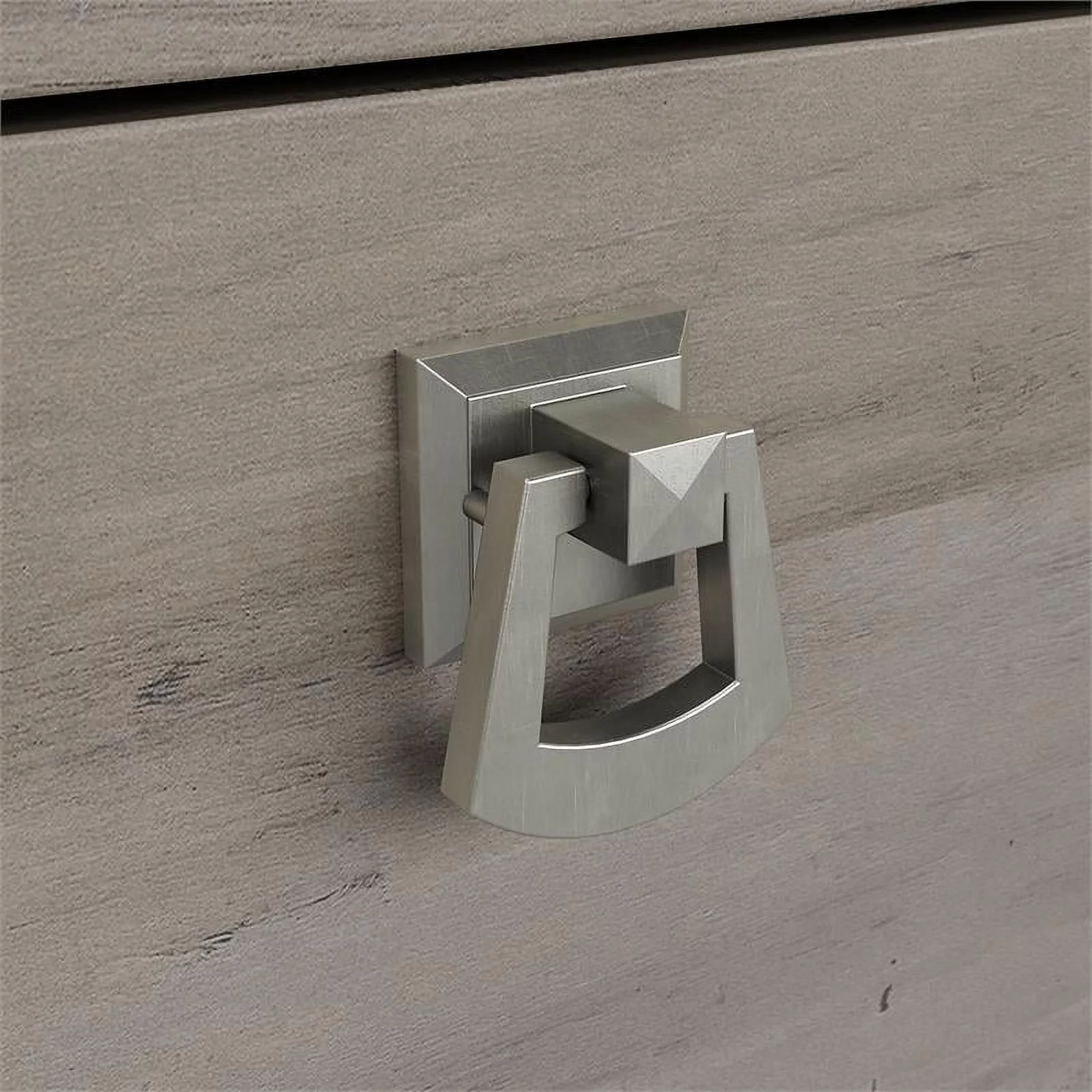 Home Square 2 Piece Wood Filing Cabinet Set with 2 Drawer in Driftwood Gray