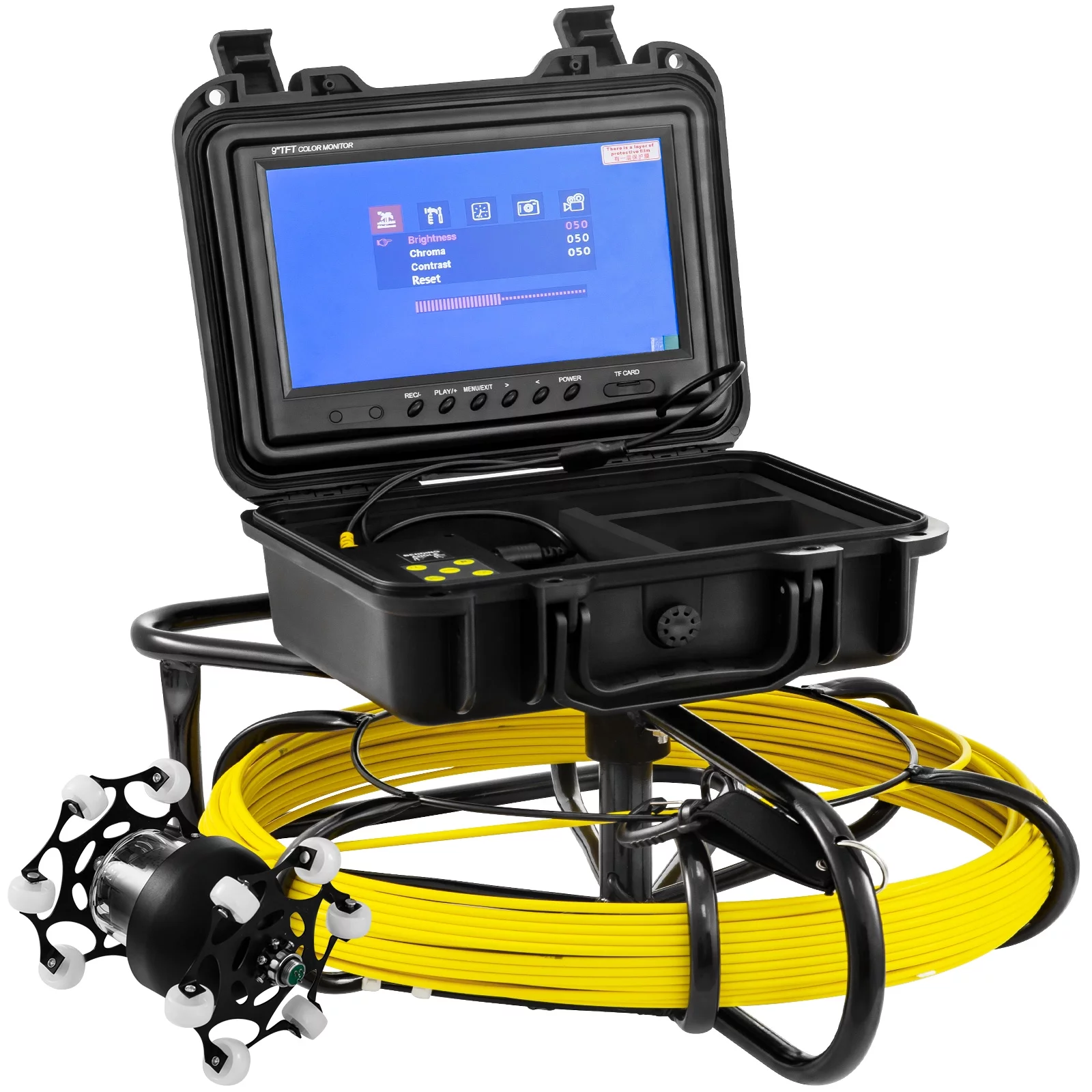 BENTISM Sewer Camera Pipe Inspection Camera 100FT 9-Inch LCD Monitor Pipe Camera