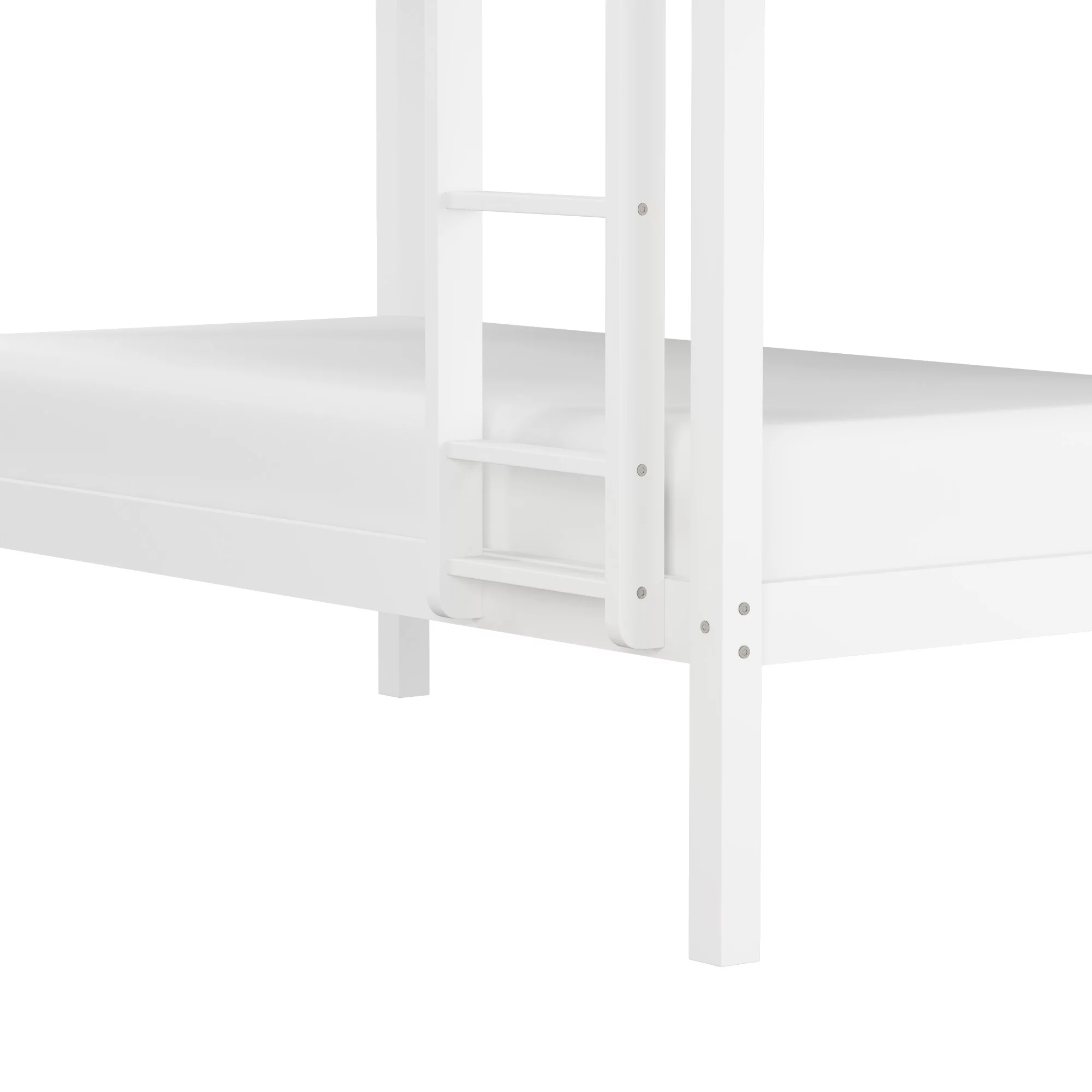 Hillsdale Kids and Teen Caspian Wood Twin Over Twin Bunk Bed, White