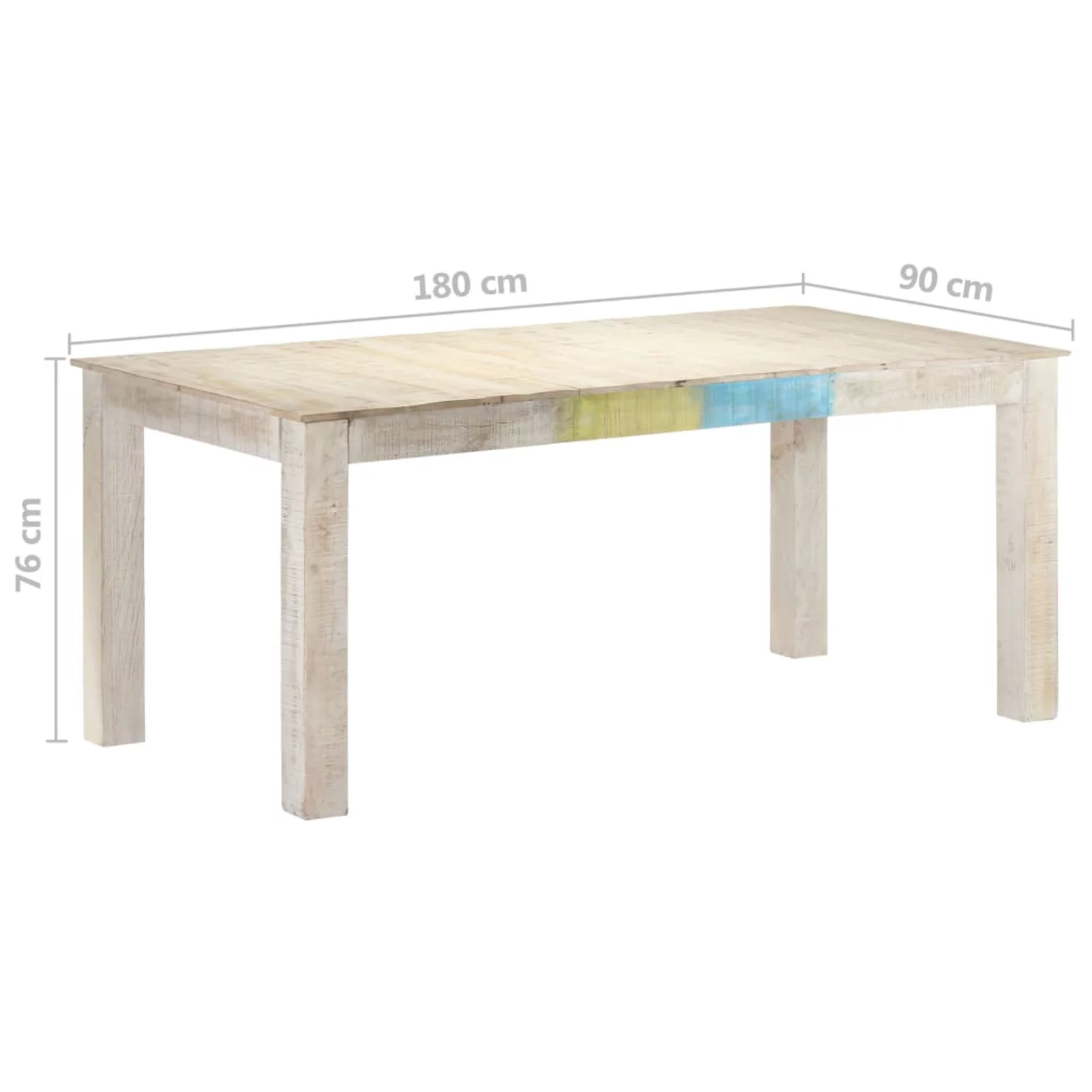 Dining Table White 70.9