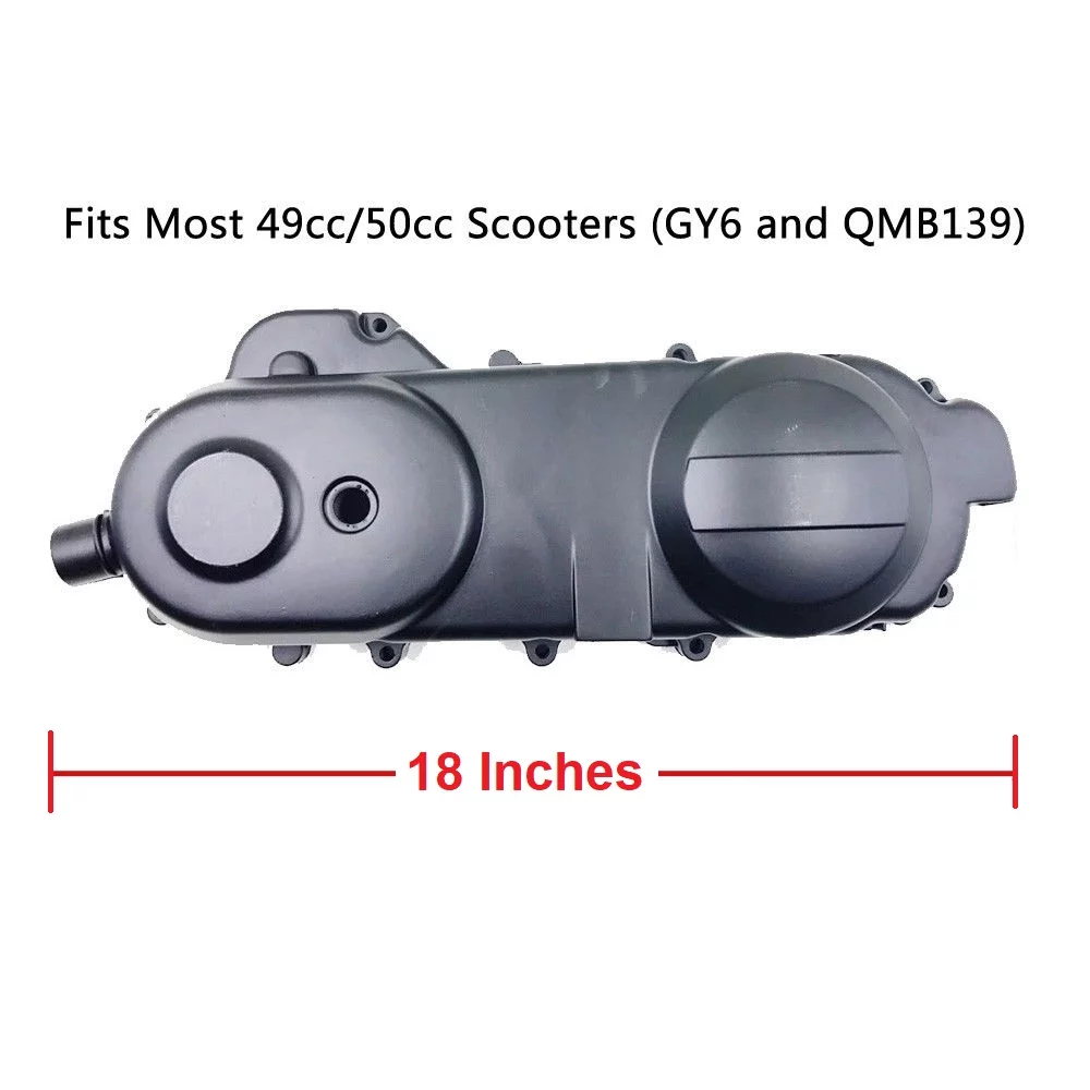 49cc 50cc Crankcase Engine Cover Long case Motor Left GY6 Scooter QMB139 Moped