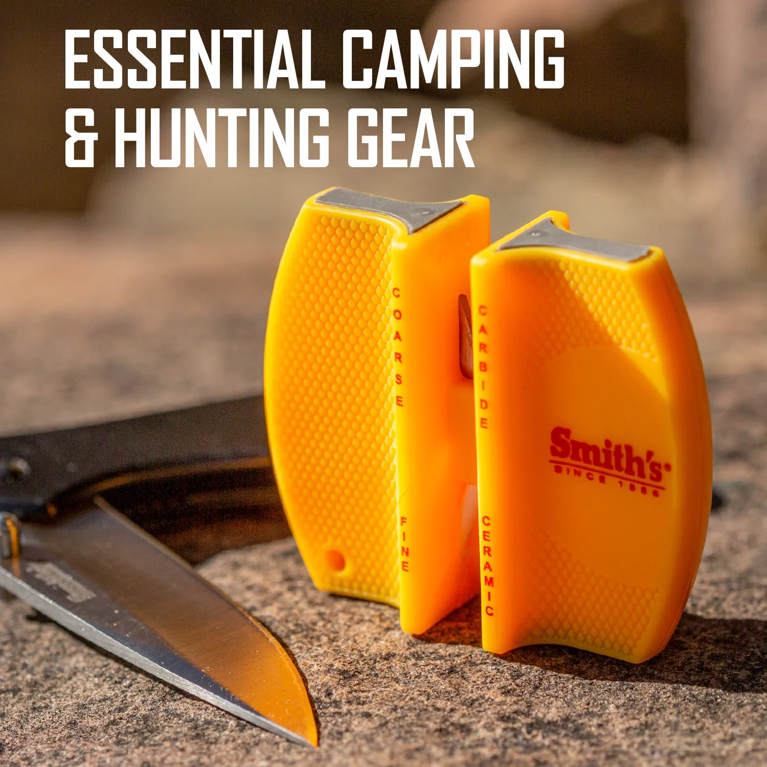 Smiths Products CCKS 2 Step Sharpener Tungsten Carbide and Ceramic Fine, Coarse