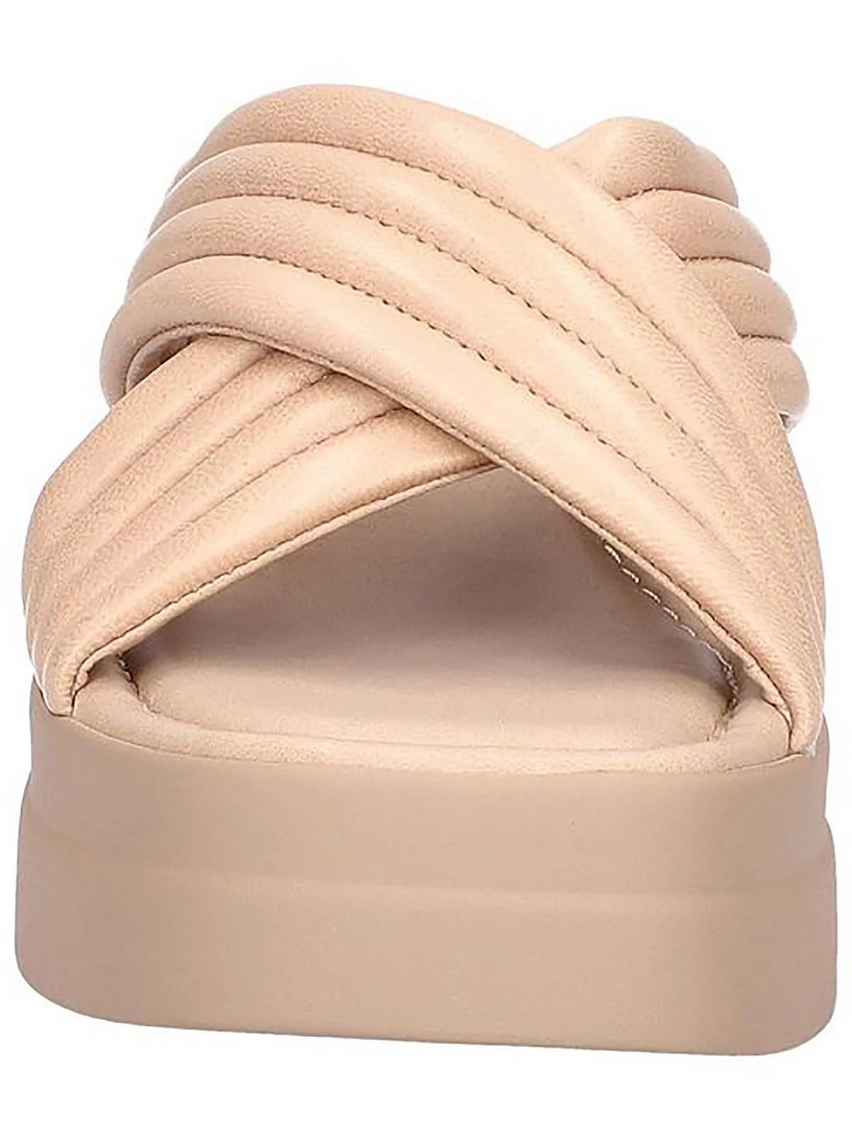 Bella Vita Womens Maz-Italy Slide Quilted Wedge Sandals