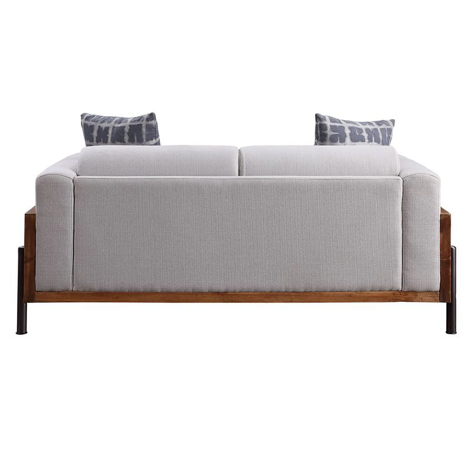 Home Square 2-Piece Set with Fabric Loveseat and Coffee Table