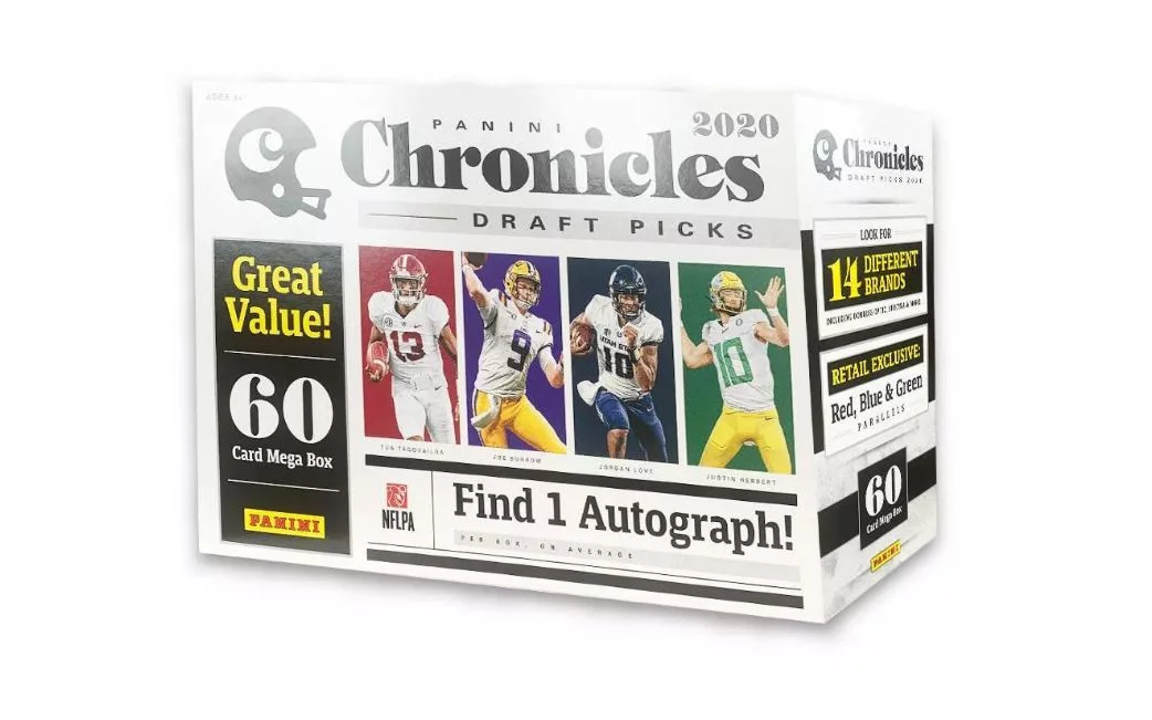 2020 Panini Chronicles Draft Picks Football Mega Box