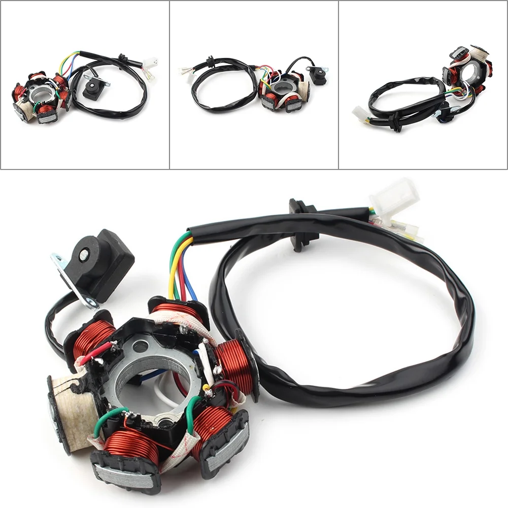 ZS 6 Coil Stator Magneto For 50 110 125 150cc Scooter Moped GY6 TaoTao Sunl Chinese ATVs Dirt Bikes