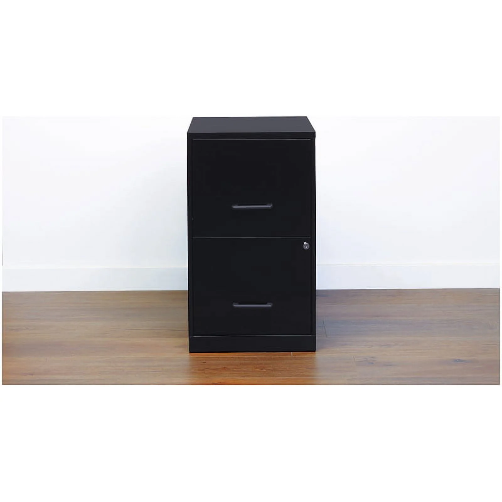 Scranton & Co 2 Drawer Letter File Cabinet in Black (Set of 5)