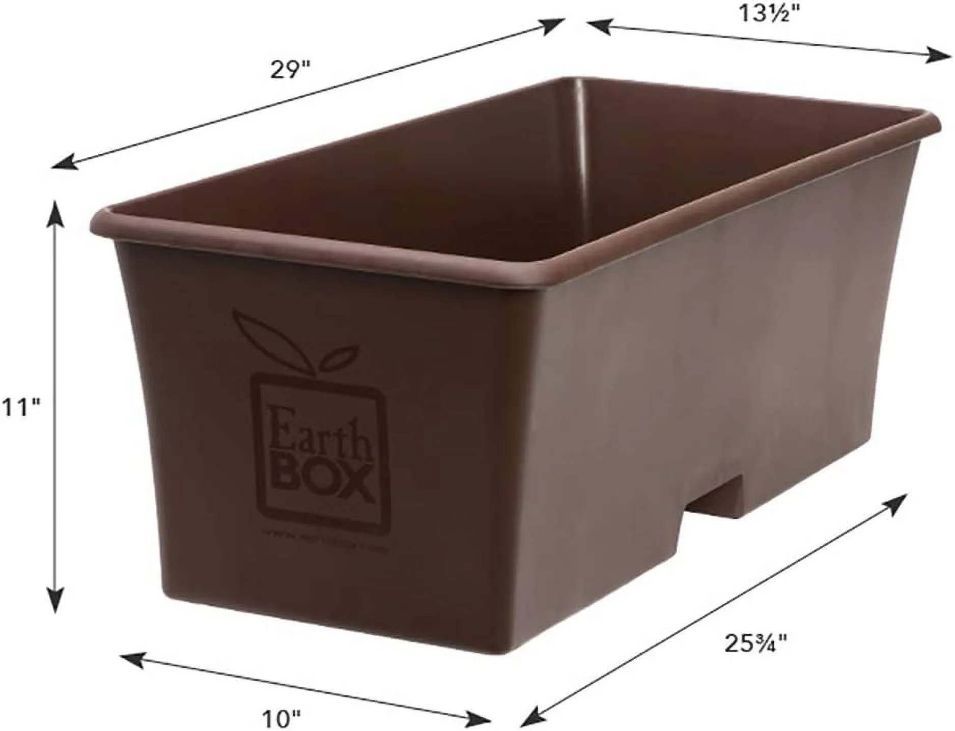 Garden Kit Planter, Standard, Chocolate