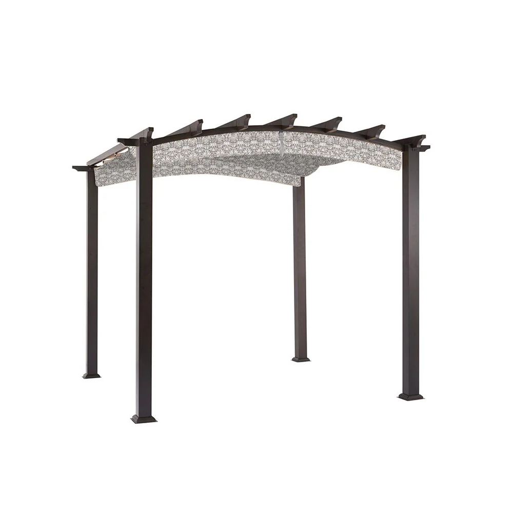 Garden Winds Replacement Canopy Top Cover for the Arched Pergola -Standard 350 - Damask Beige