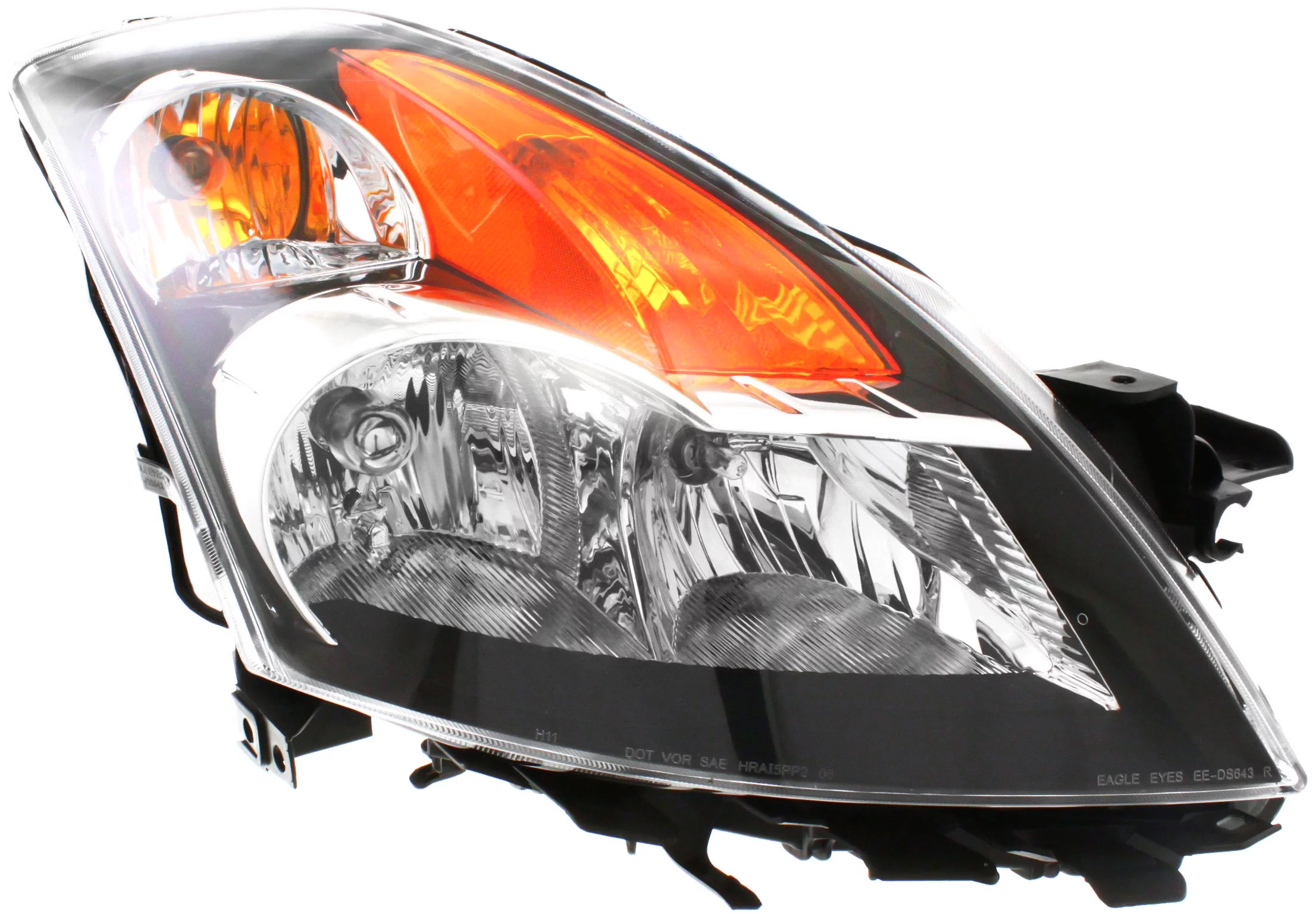 Headlight Compatible With 2007-2009 Nissan Altima Right Passenger Halogen With bulb(s)