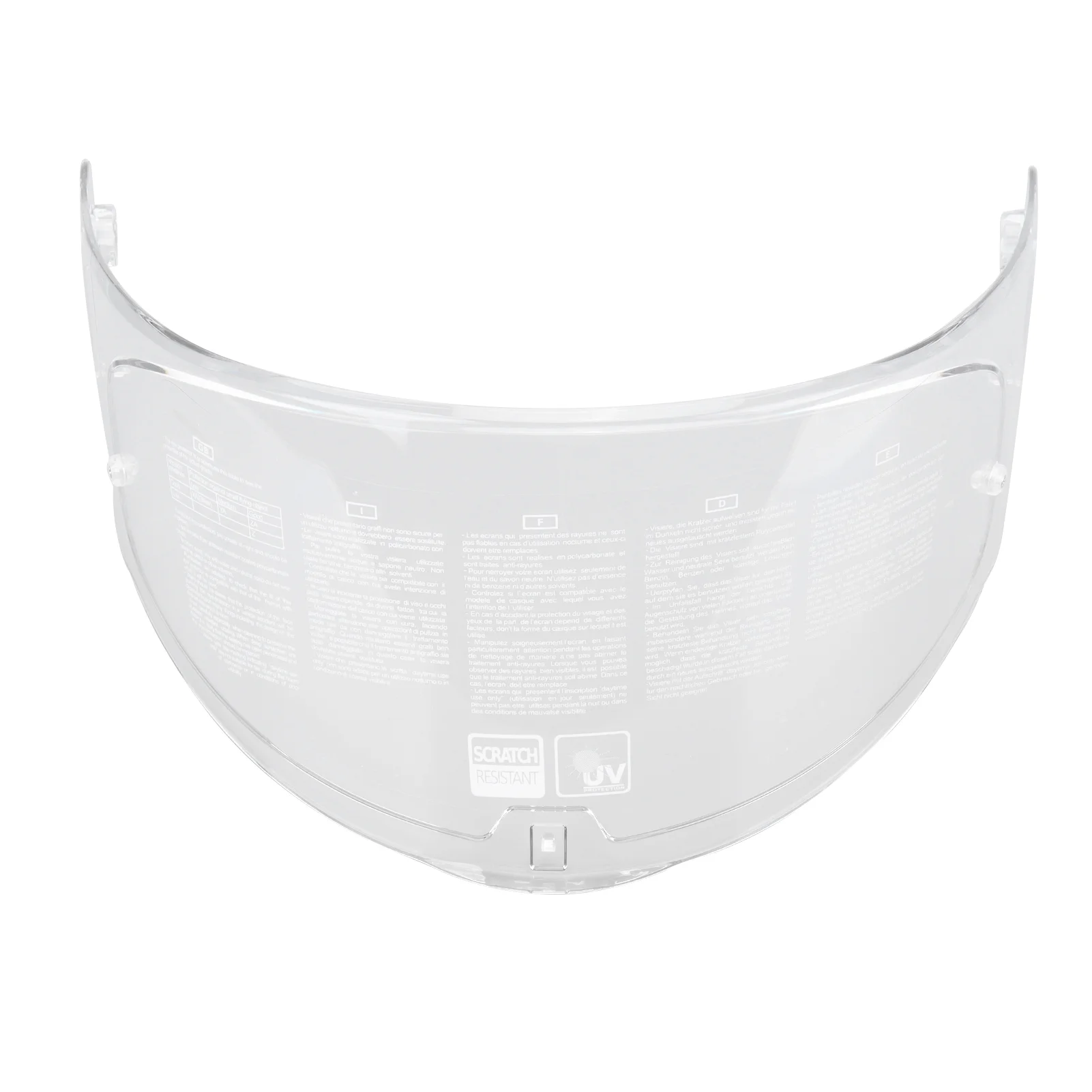 DEWIN Motorcycle Helmet Visor Lens Wearproof Sun Protection Clear Vision Helmet Visor for FF320 328 353 800 Motorcycle Helmet(transparent)