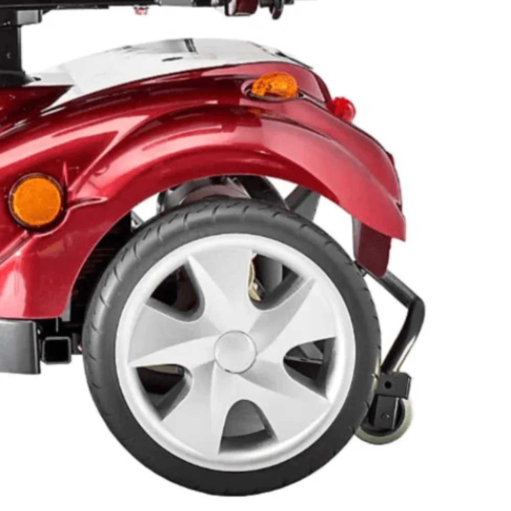 FreeRider USA FR 510F II 4 Wheel Bariatric Scooter 500 lbs, Red