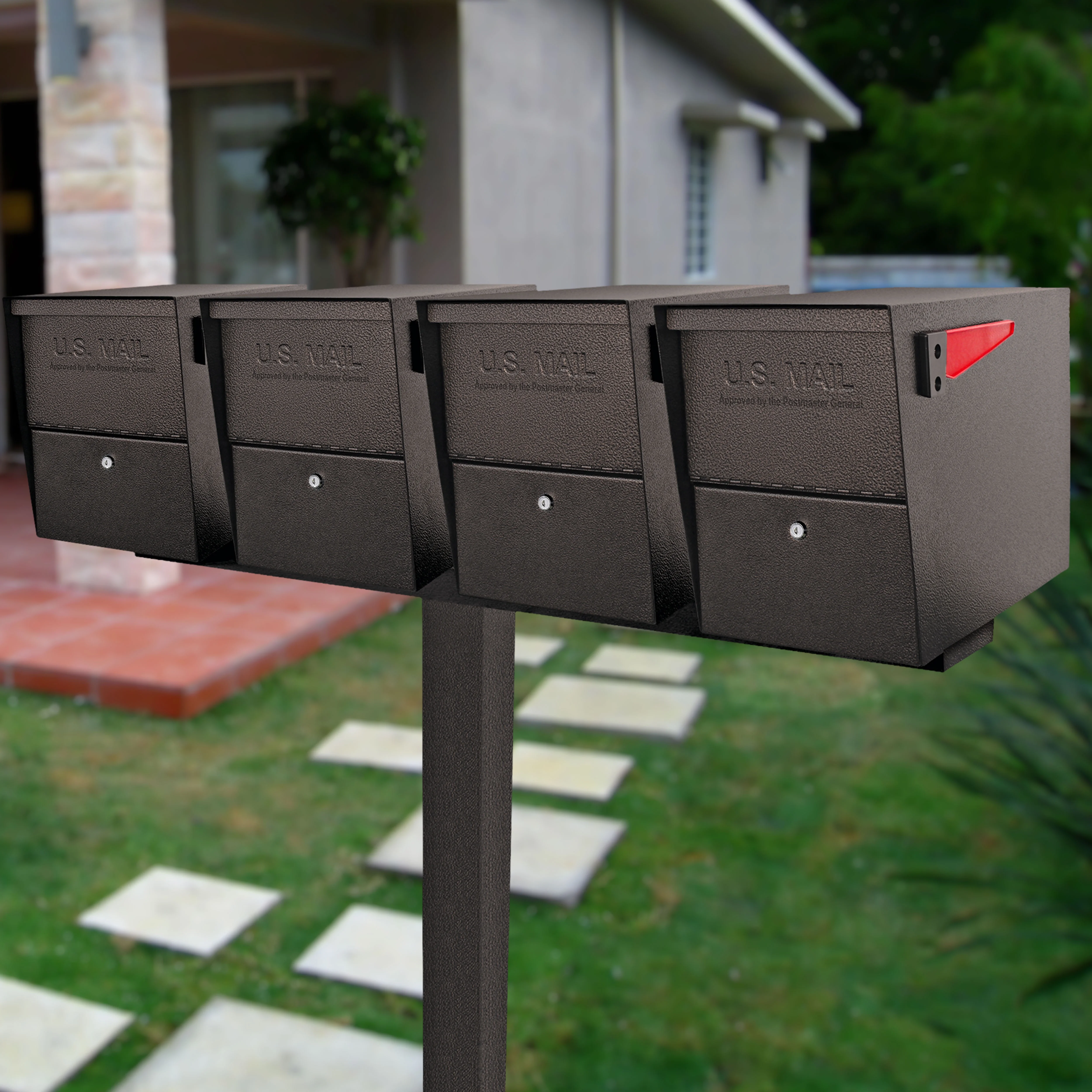 Mail Boss 4 Box Spreader Bar