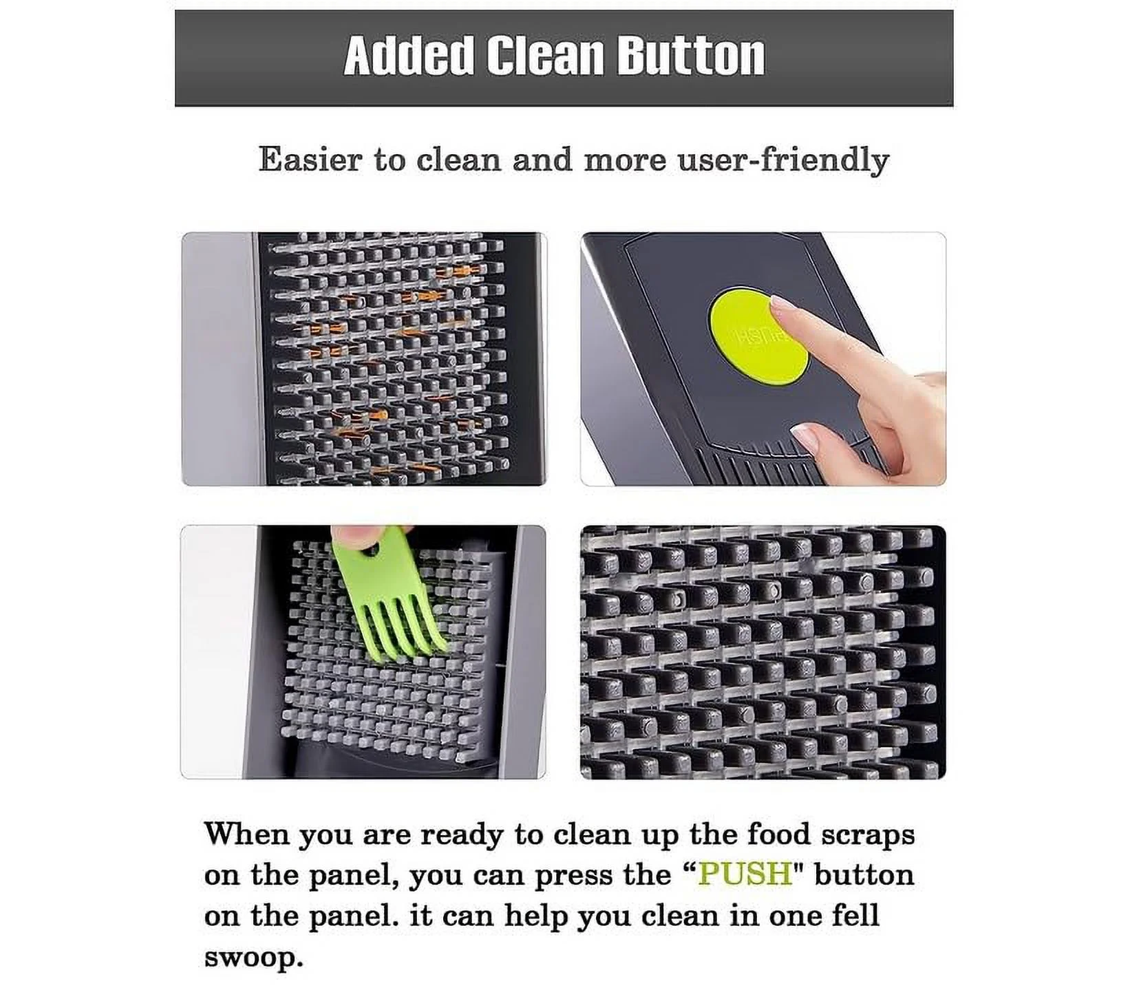 UPGRADED Vegetable Chopper, Pro Onion Chopper, Multifunctional 14 in 1 Food Chopper, Kitchen Vegetable Slicer Dicer Cutter,Veggie Chopper With 8 Blades,Carrot and Garlic Chopper With Container