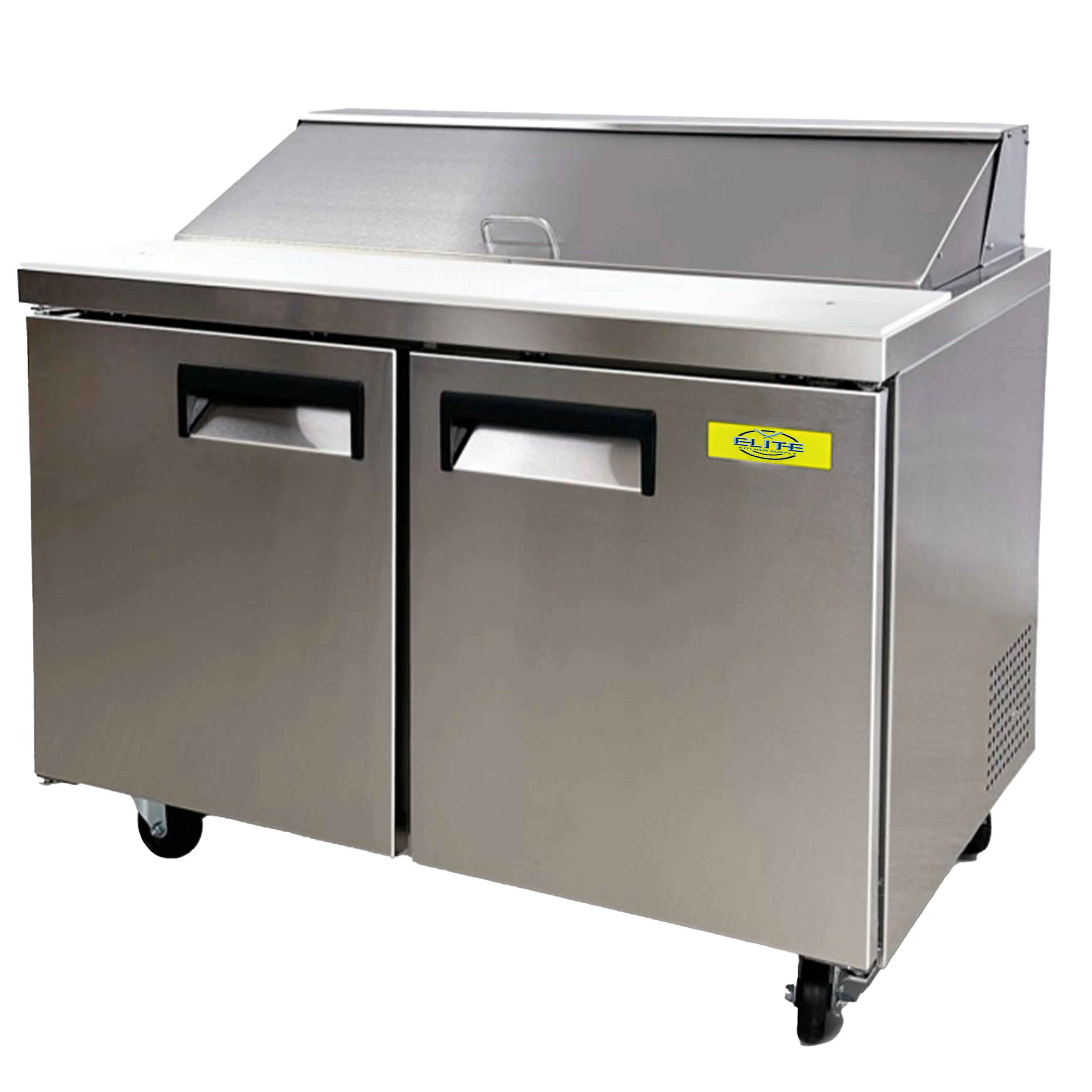 48 in. Commercial Sandwich/Salad Prep Stainless Steel Table Refrigerator 11.47 Cu. ft.