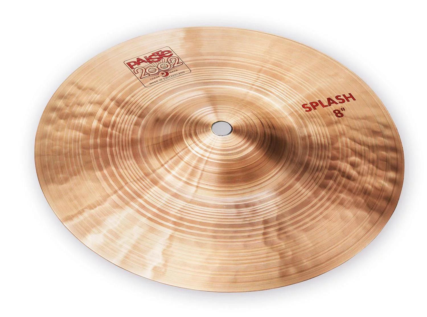 Paiste 1062208 2002 Series 8 Inch Splash Cymbal With Integrated Bell Character