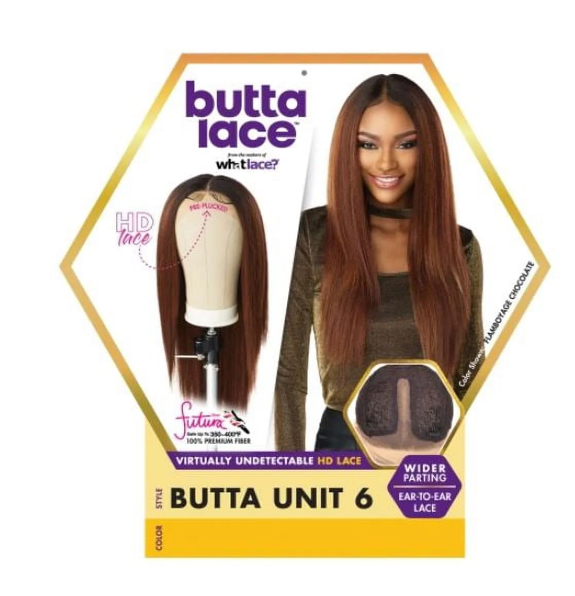 Sensationnel Synthetic HD Lace Front Wig - BUTTA UNIT 6 (MP/GOLD)