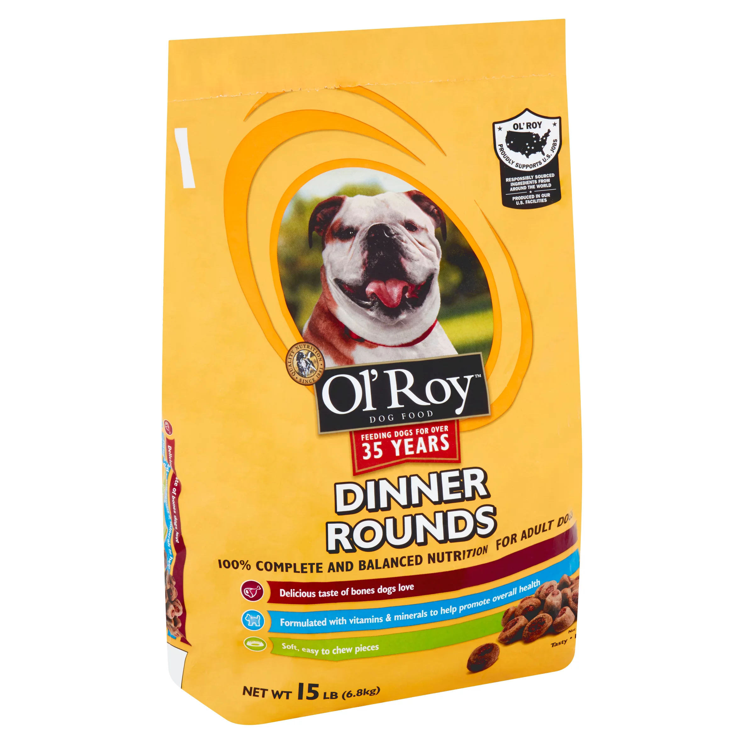 Ol' Roy Dinner Rounds Dog Food, 15 lb
