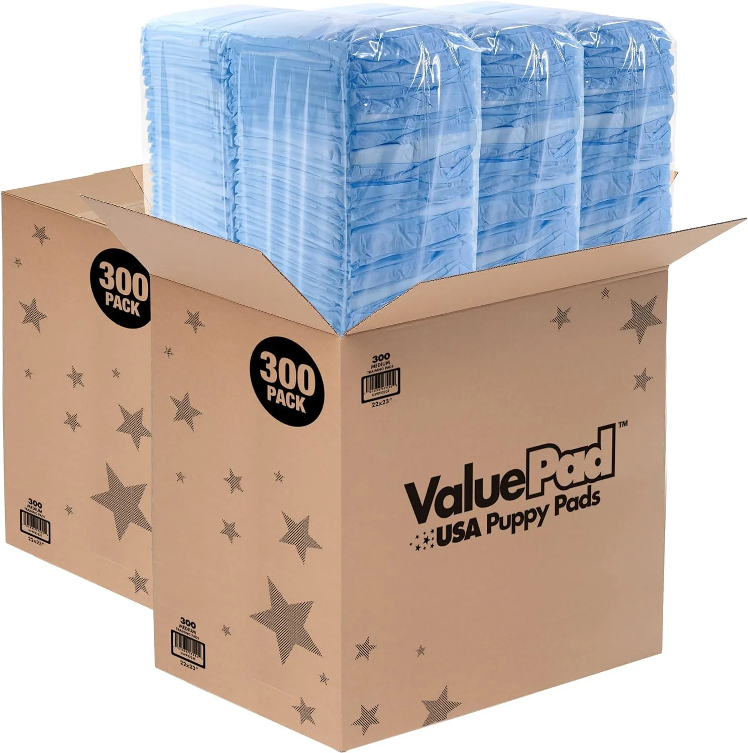 Puppy Pads, Medium 22X23 Inch, 600 Count Bulk Pack - Made Puppy Pee Pads For Dogs, Tear Resistant, Super Absorbent Polymer Gel , 5-Layer Design, Perfect For Puppies, Smaller Dogs