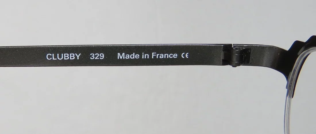 NEW HARRY LARY'S CLUBBY WOMENS/LADIES DESIGNER HALF-RIM SAGE CLASSIC SHAPE HALF-RIM FRAME DEMO LENSES 50-0-0 EYEGLASSES/GLASSES