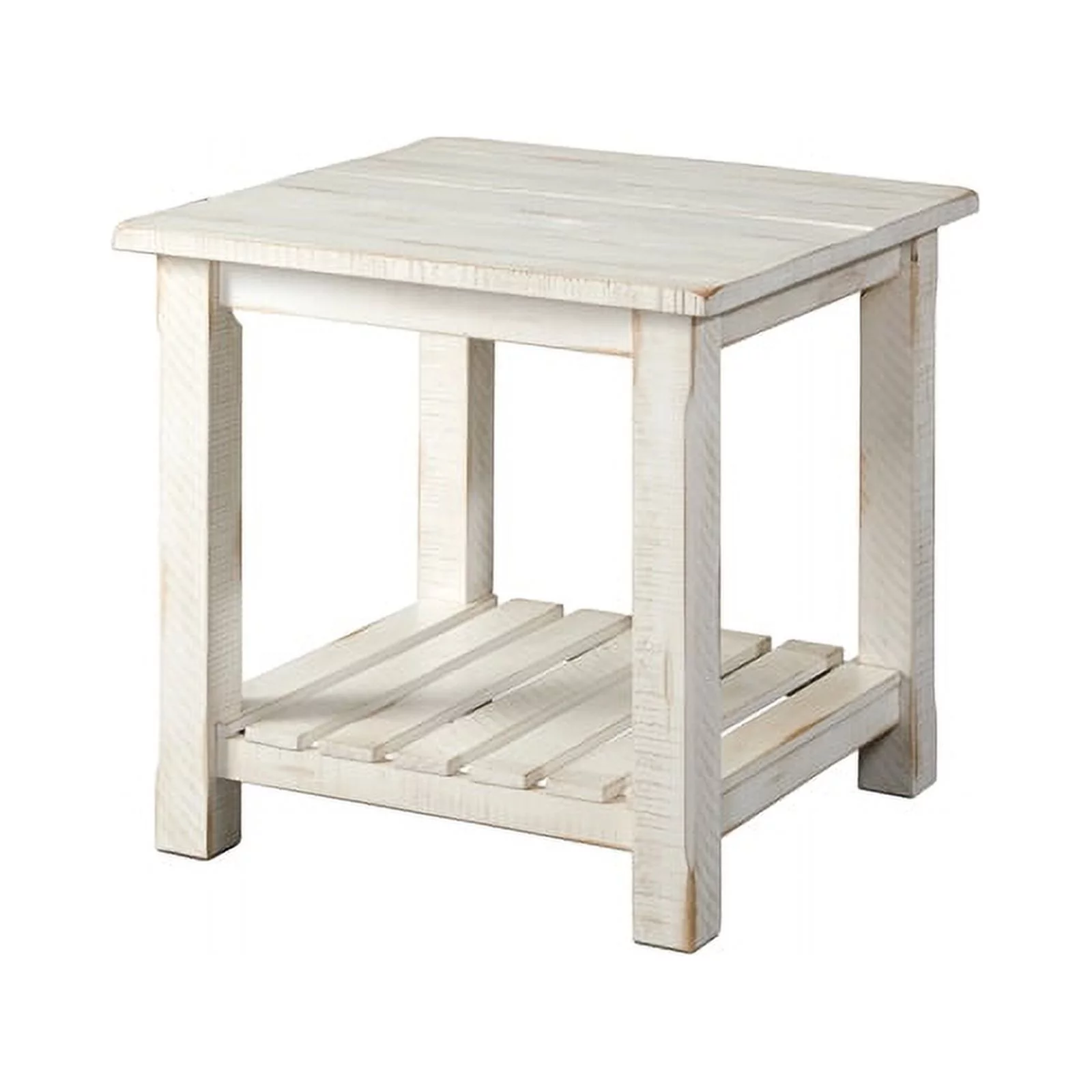 Home Square 2-Piece Set with Coffee Table & End Table in Antique White