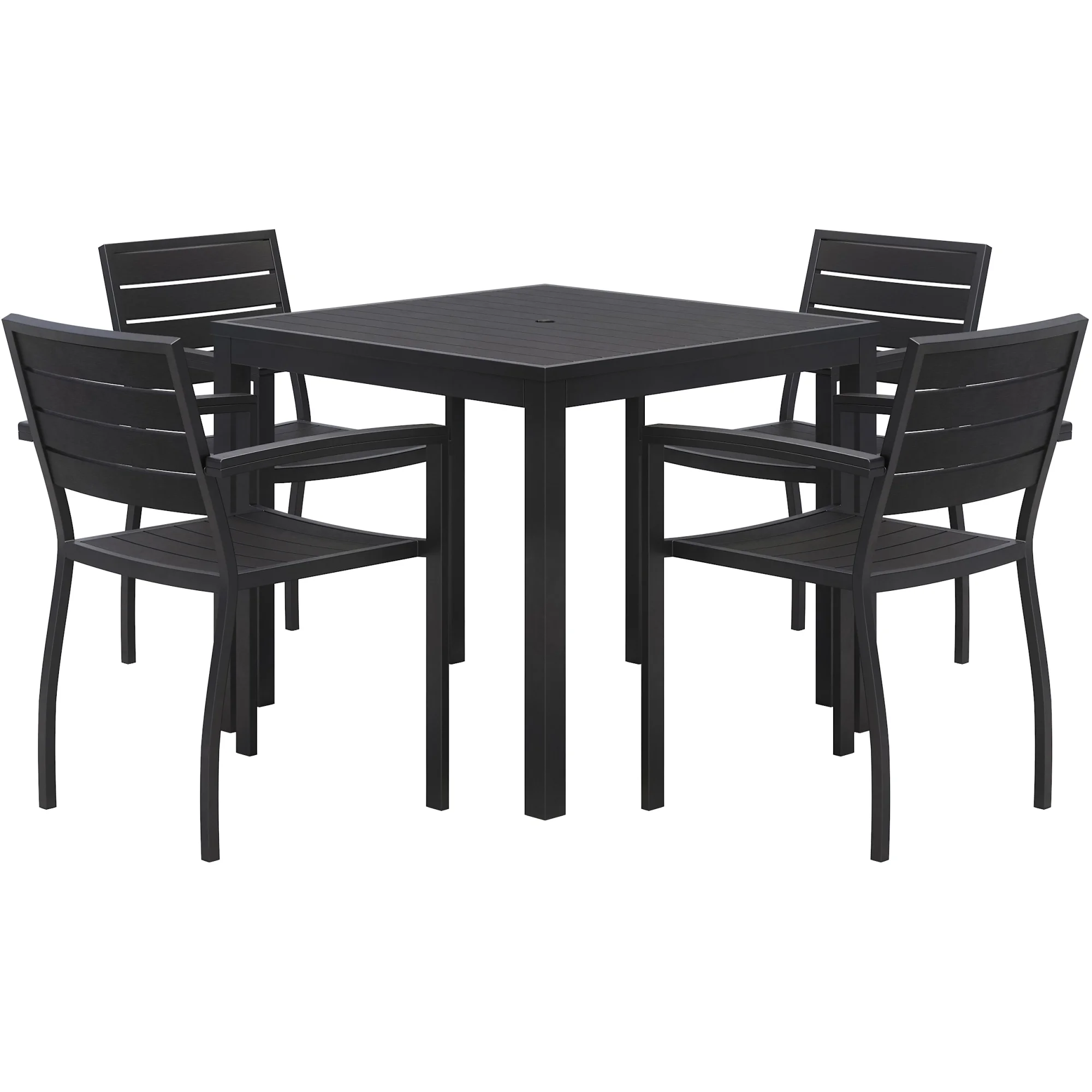 KFI Studios Eveleen 5-Piece Outdoor Patio Set, 33-13/16