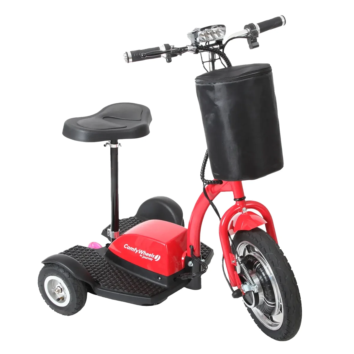 Journey Comfy Wheels 3 Wheel Scooter - Red