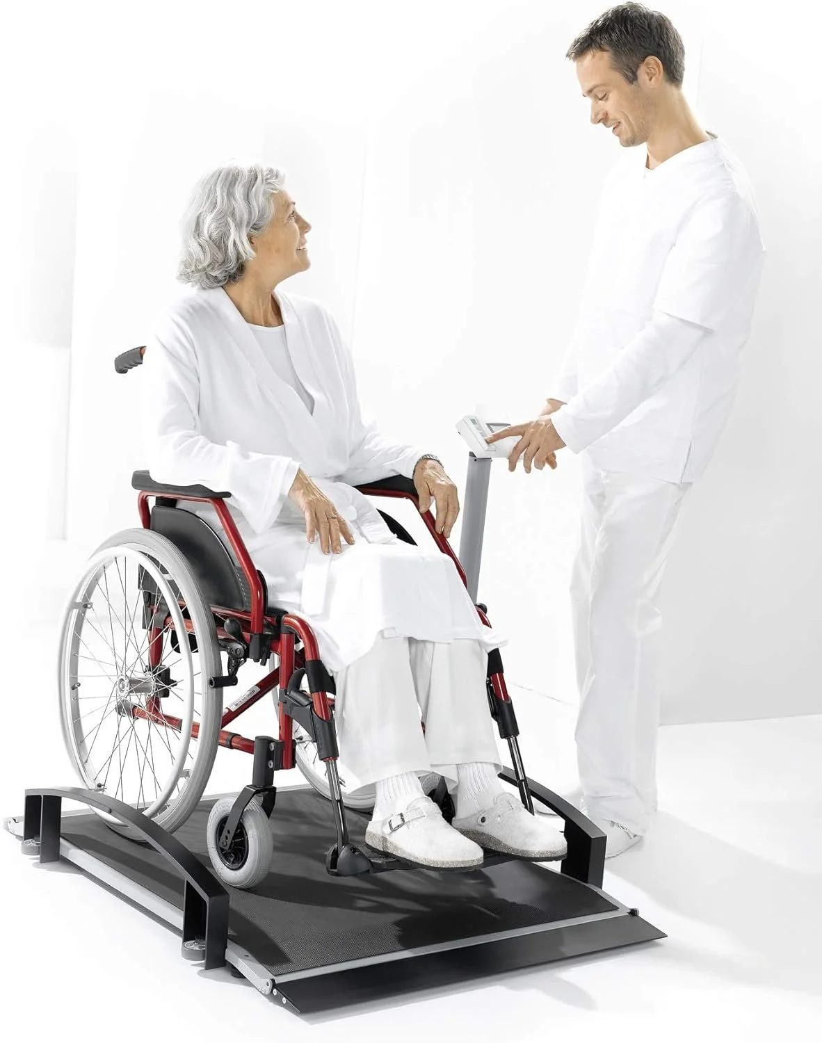 Seca 664 Collapsible Digital Wheelchair Scale with Wheels