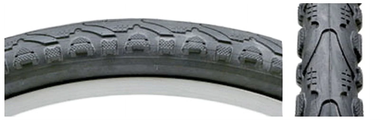 Sunlite Khan K935 26 x 1.95 Wire Bk/Blk Clincher Tire MTB Reflective No. ISO 559