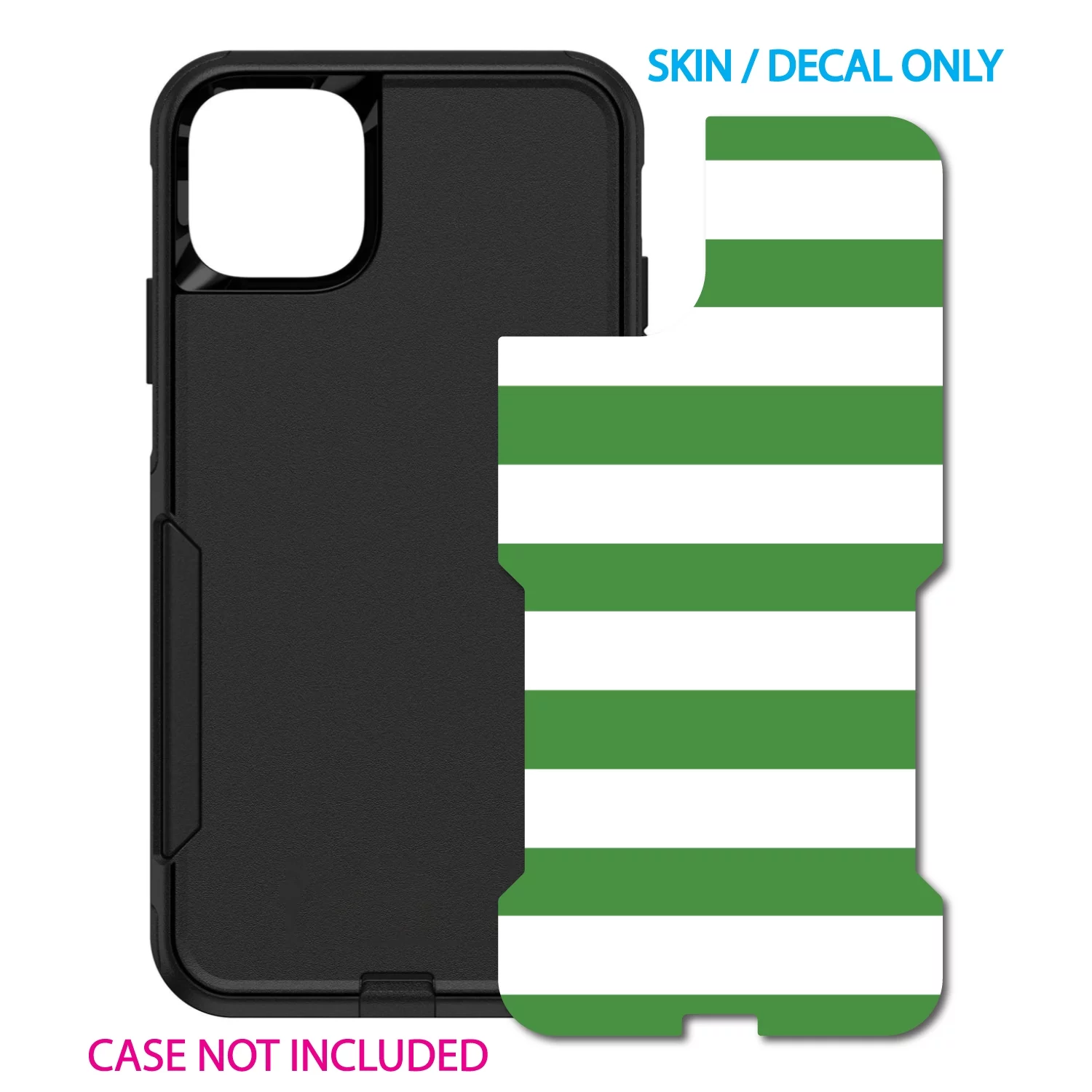 DistinctInk Custom SKIN / DECAL compatible with OtterBox Commuter for iPhone 11 (6.1