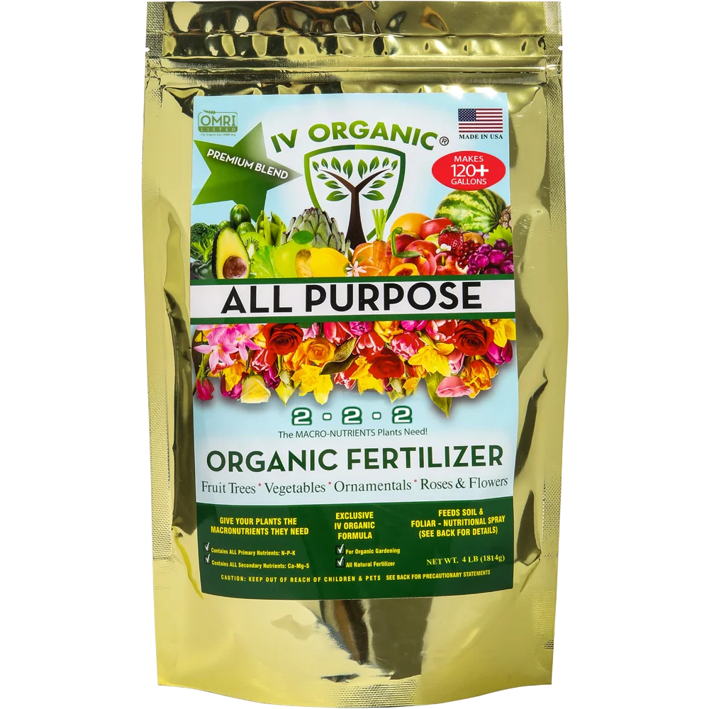 IV Organic All Purpose | Premium Blend Fertilizer (4 lbs)