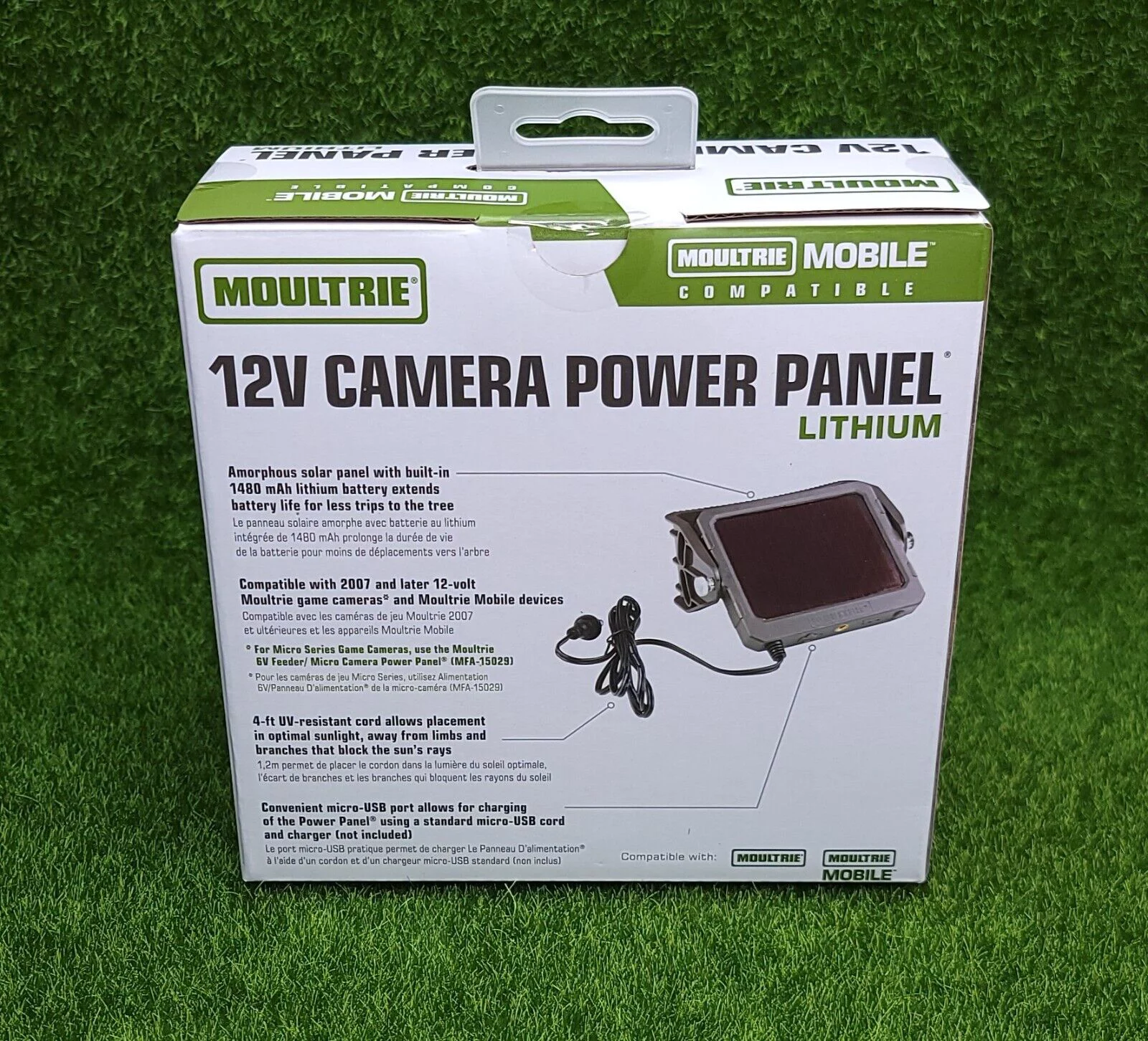 Moultrie MCA13302 Power Panel Compatible With Moultrie Cameras 2007 and Newer LCD Black