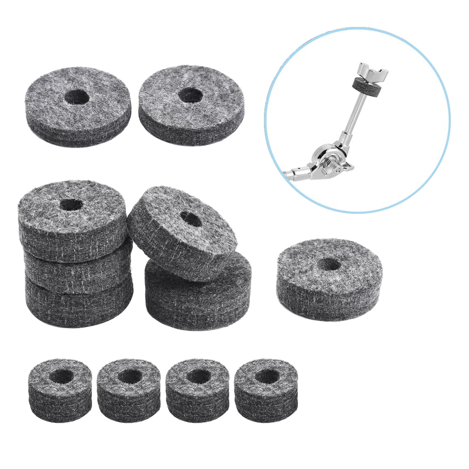 Htovila lab mat,23pcs Drum With Include Washers Sleeves Drum Felt Pads With Stand Drum Sleeves And Drum And Drum Key Mewmewcat Buzhi Include Ers Sleeves