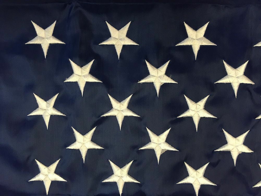 2' X 3' 2x3 USA American Flag Embroidered Stars Sewn in Stripes Nylon NEW USA