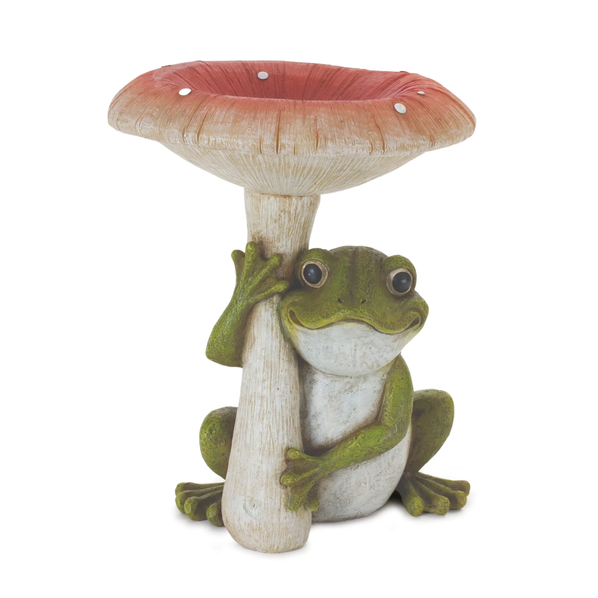 Melrose Set of 2 Garden Frog with Mushroom Tabletop Figurines 10