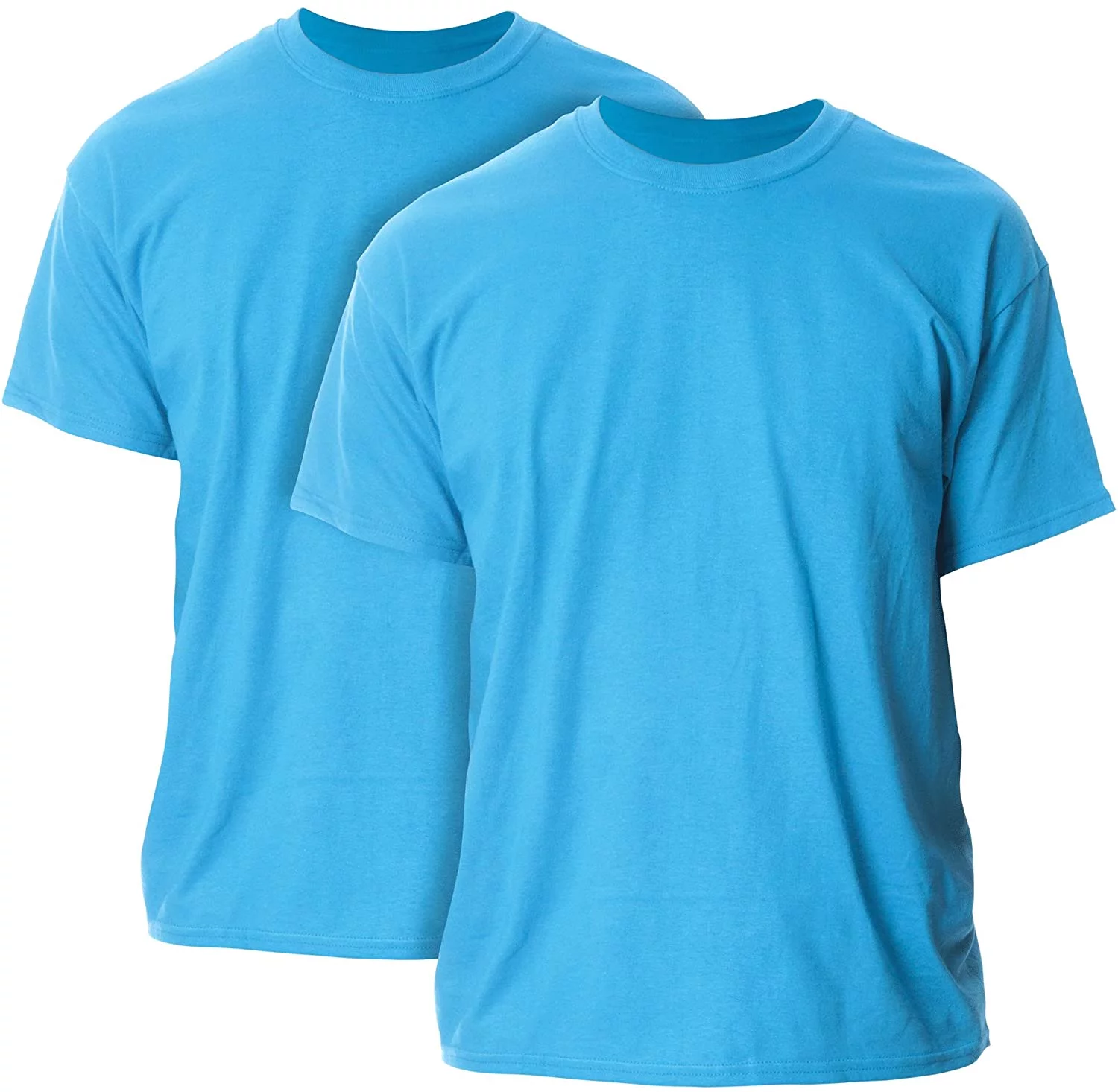 Gildan Men's Ultra Cotton T-Shirt, Style G2000, Multipack 2 Sapphire (2-pack) Medium