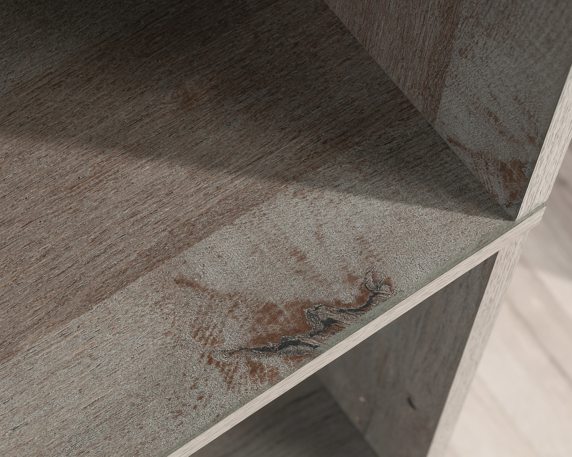 Sundar 5-Shelf Display Bookcase in Mystic Oak