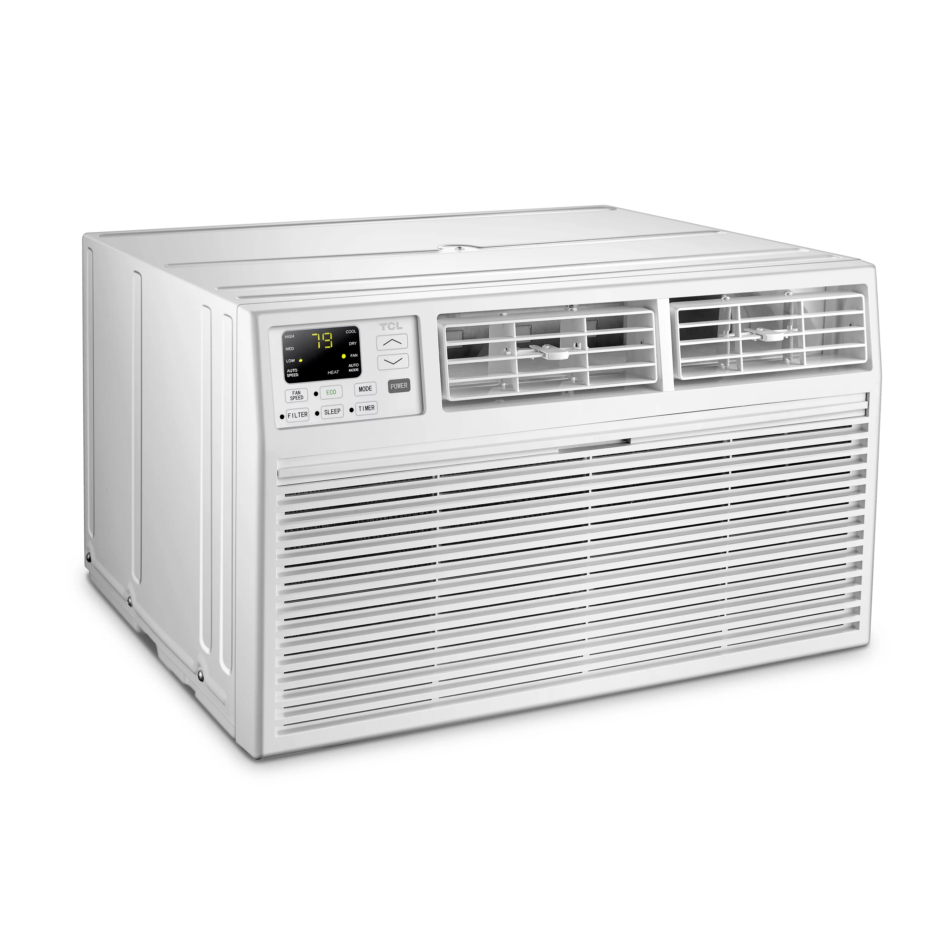 TCL Smart 10,000 BTU Through-the-Wall Air Conditioner, 115V, E-Star, Remote Included, White, W10T9E1-A