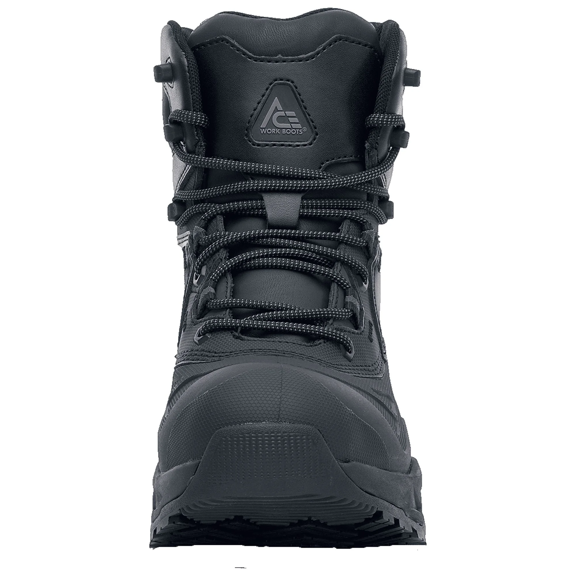 ACE Work Boots by SFC, Fargo II, Men's, Women's, Unisex, Composite Toe Work Boots, Slip Resistant and Waterproof, Black