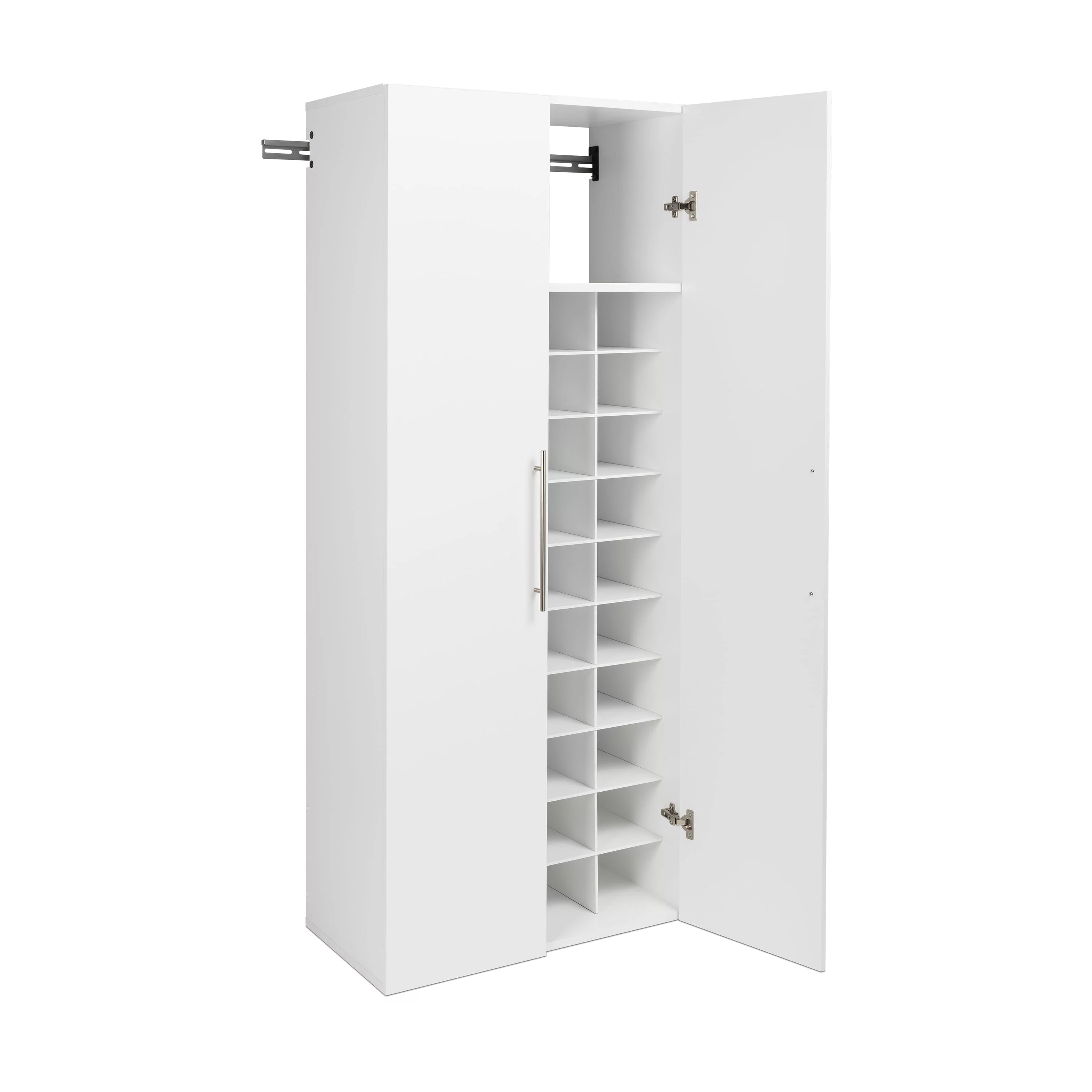 Prepac HangUps Shoe Storage Cabinet, White