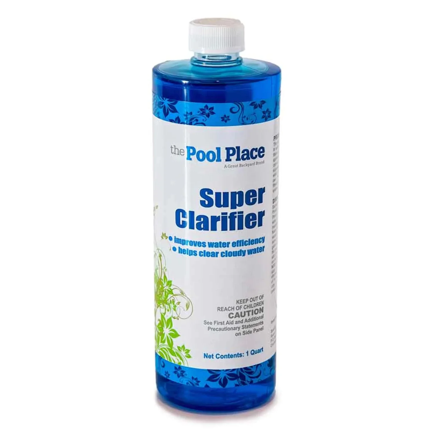 Rx Clear Super Clarifier Solution for Swimming Pools - 4, 1 Qt Bottles